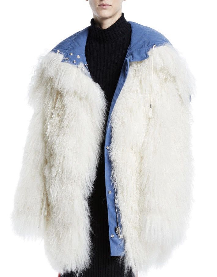 Calvin Klein 205W39NYC CALVIN KLEIN 205W39NYC Raf Simons Monogolian lamb fur coat Size US XS / EU 42 / 0 - 7 Thumbnail