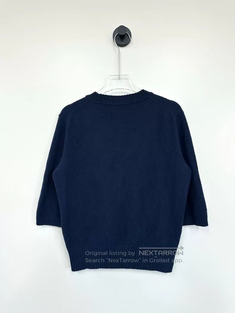 Gucci Gucci Dark blue cashmere gold buckle chain knitted short s Size S / US 4 / IT 40 - 2 Thumbnail