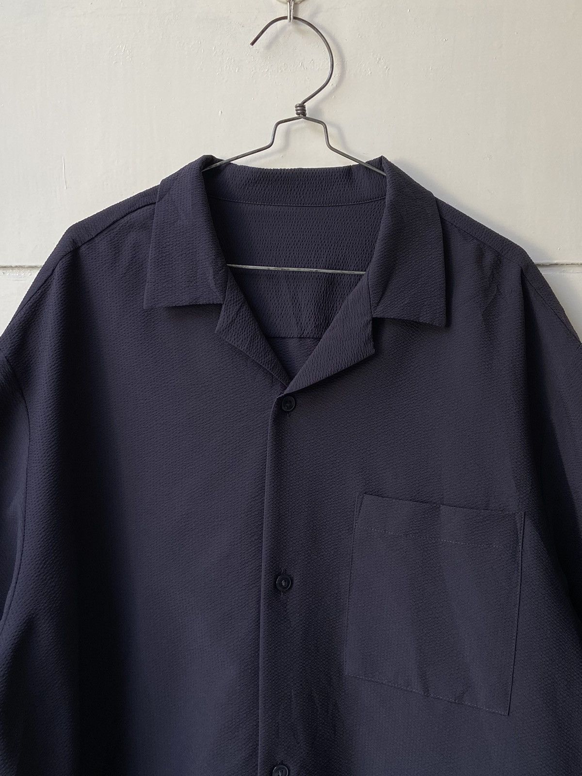 GU GU Navy Short Sleeve Shirt Size US XL / EU 56 / 4 - 10 Thumbnail