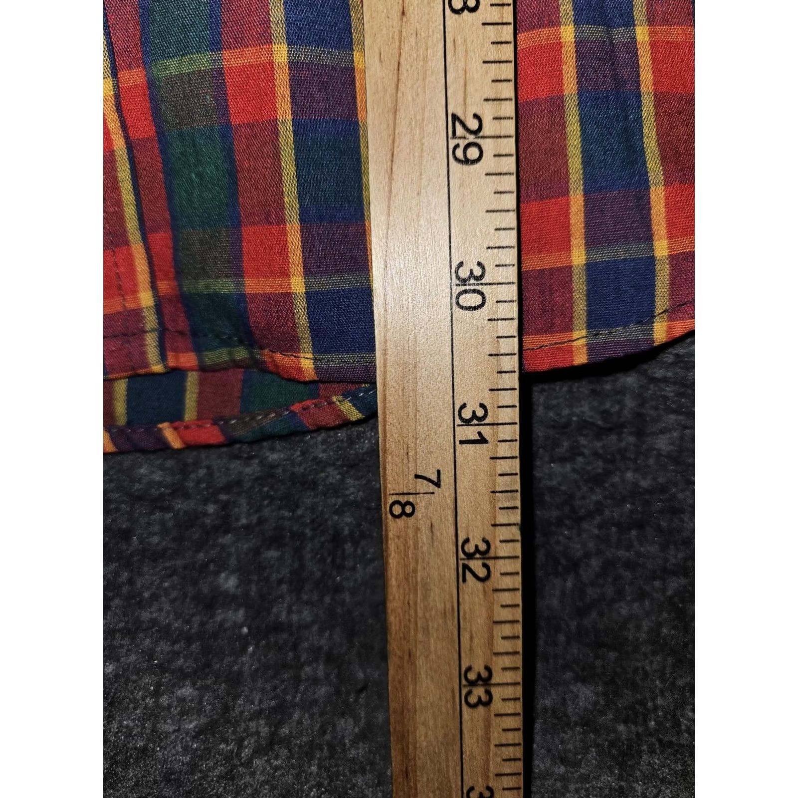 Vintage VINTAGE Ruddock Shirt Mens Small Red Plaid Western Pearl Snap Short Sleeve USA Size US M / EU 48-50 / 2 - 5 Thumbnail