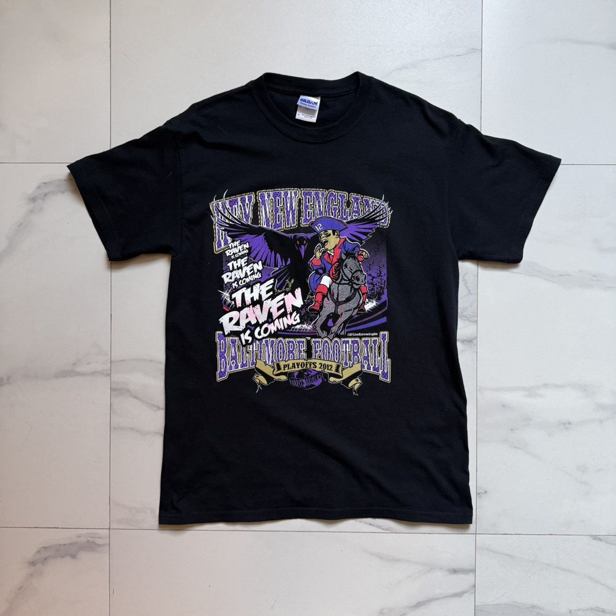 Vintage Vintage Baltimore Ravens AFC Championship Tee Size US M / EU 48-50 / 2 - 2 Thumbnail