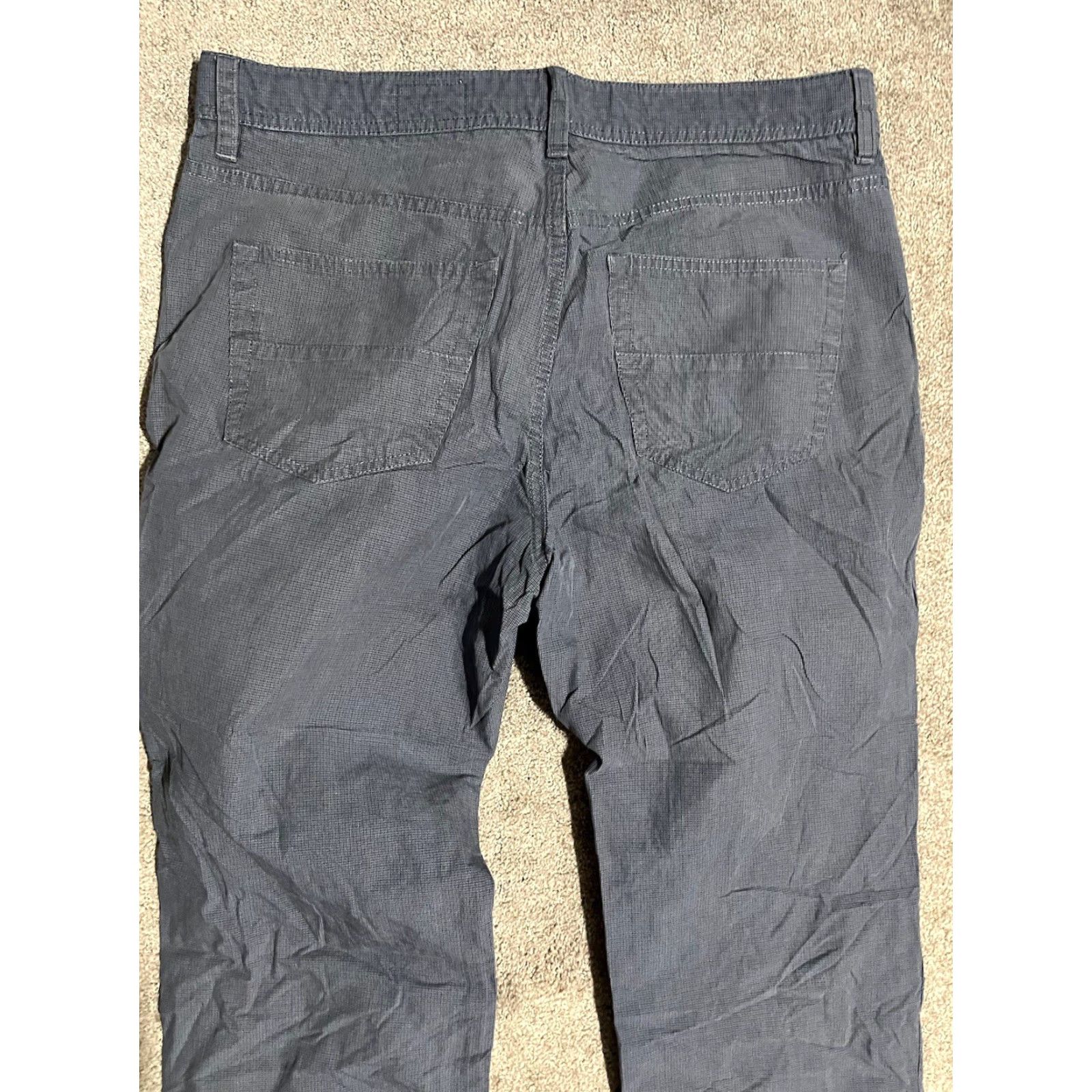 English Laundry English Laundry Pants Walker Men 33x27 Blue Straight Leg Business Casual Stretch Size US 33 - 4 Thumbnail