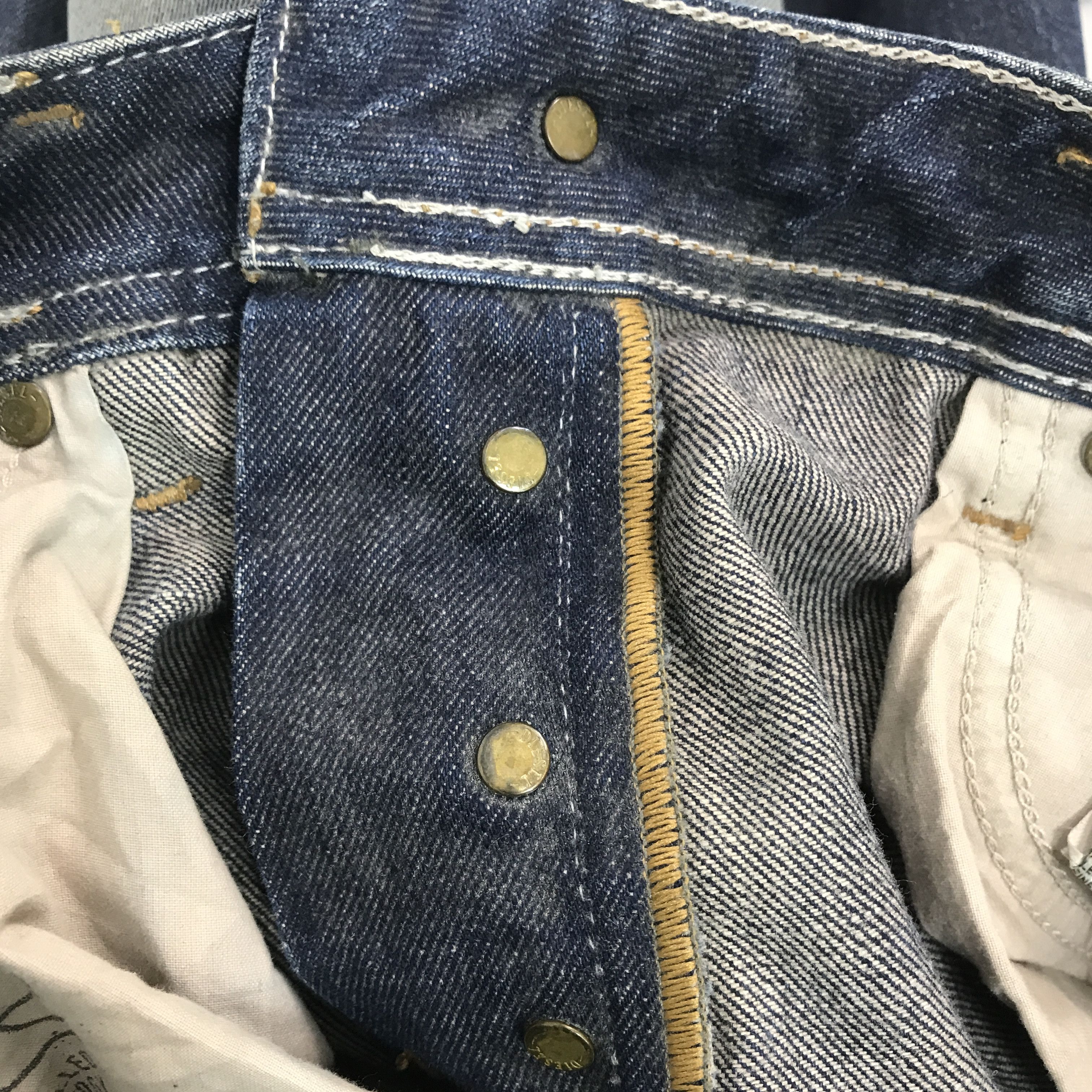 Diesel × Vintage Vintage Diesel Industry Denim faded jeans pants Size US 29 - 13 Thumbnail