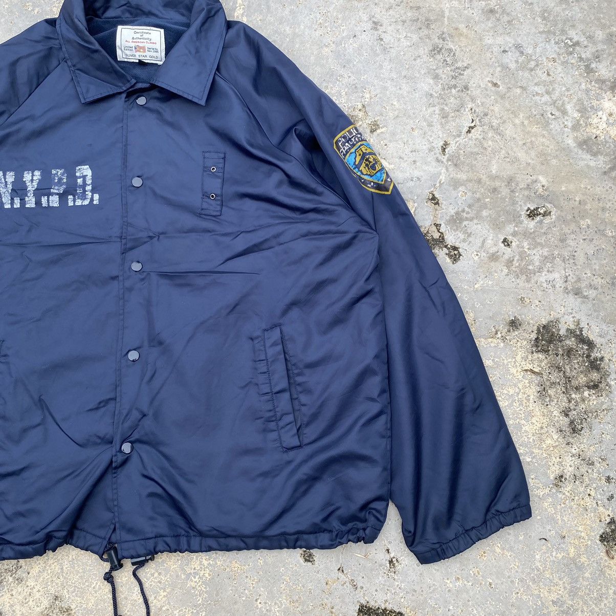 If Six Was Nine × Japanese Brand × Vintage vintage NYPD police department light coach jacket Size US XL / EU 56 / 4 - 6 Thumbnail