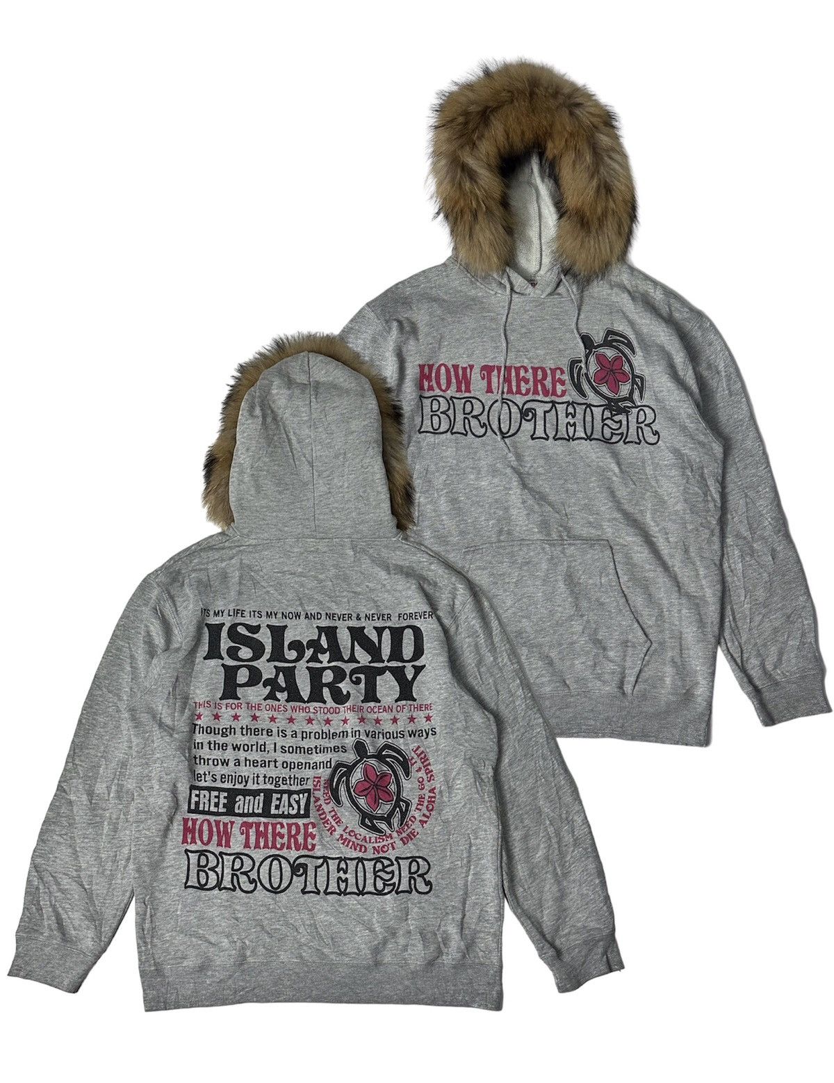 If Six Was Nine Faux Fur Hoodie Poem DopeH Size US L / EU 52-54 / 3 - 1 Thumbnail