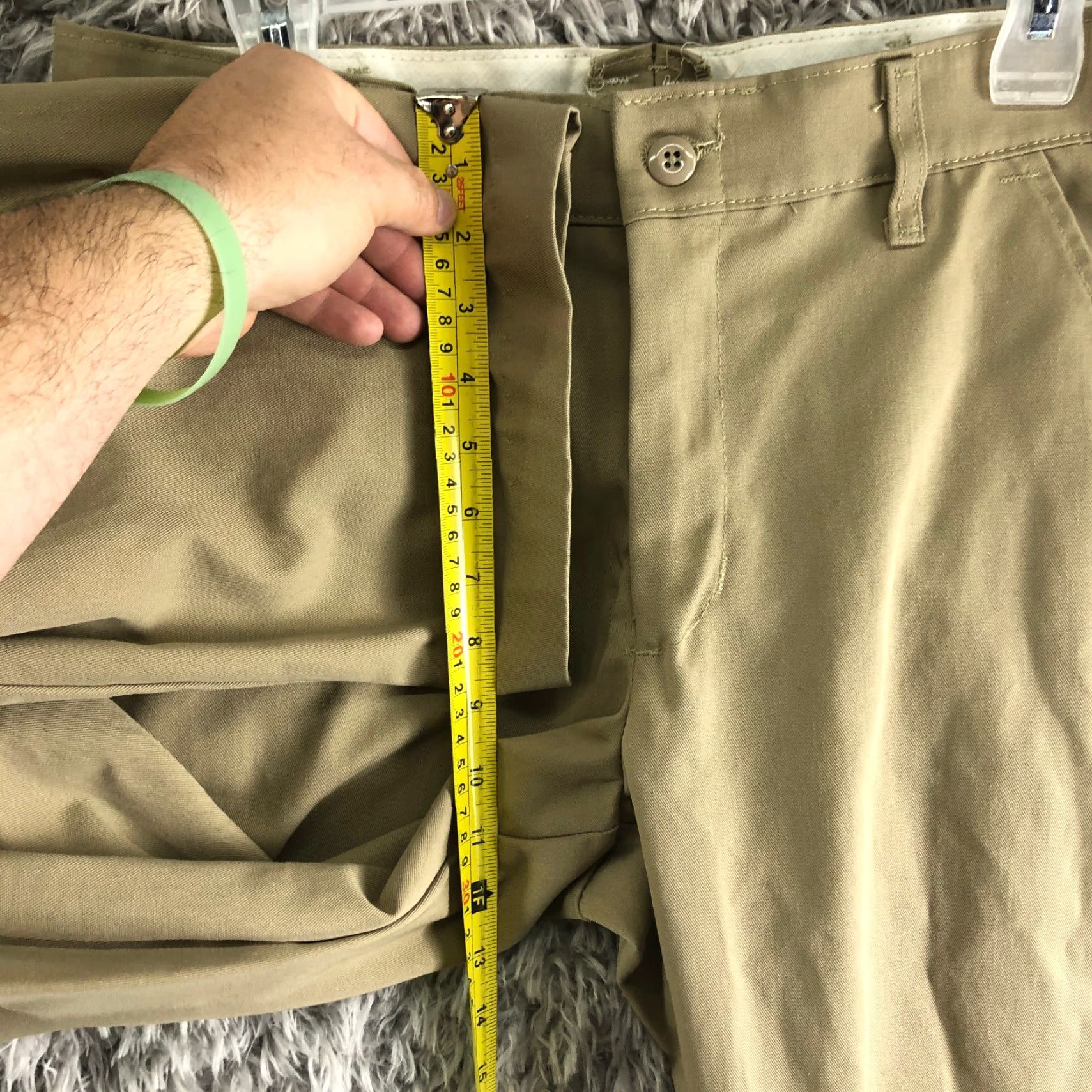 Red Kap Red Kap Pants Mens 32x32 Khaki Work Mid Rise Straight Leg Size US 32 / EU 48 - 4 Thumbnail
