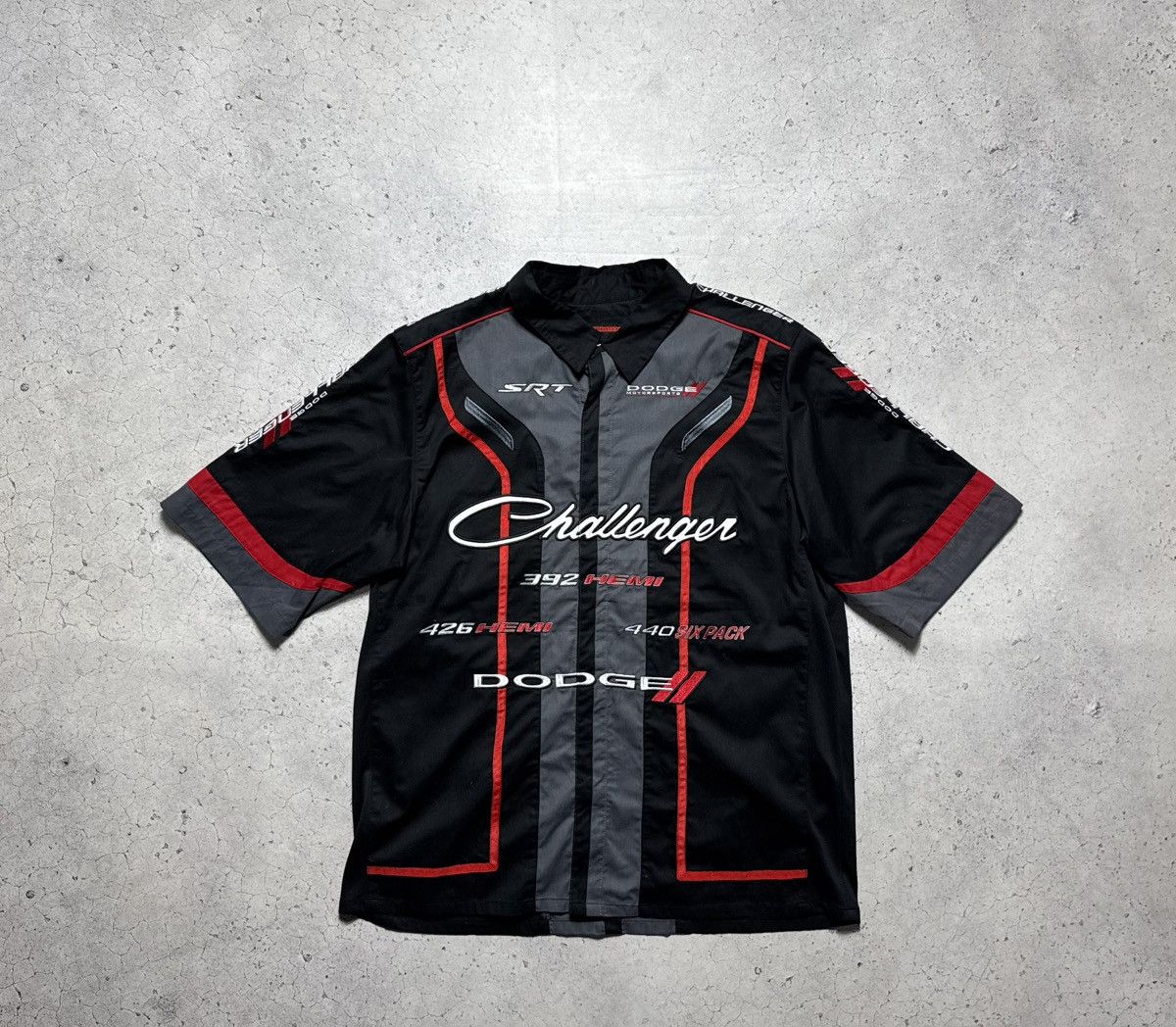Vintage Dodge Challenger SRT Vintage Racing Shirt Big Logo Size L Size US L / EU 52-54 / 3 - 1 Thumbnail