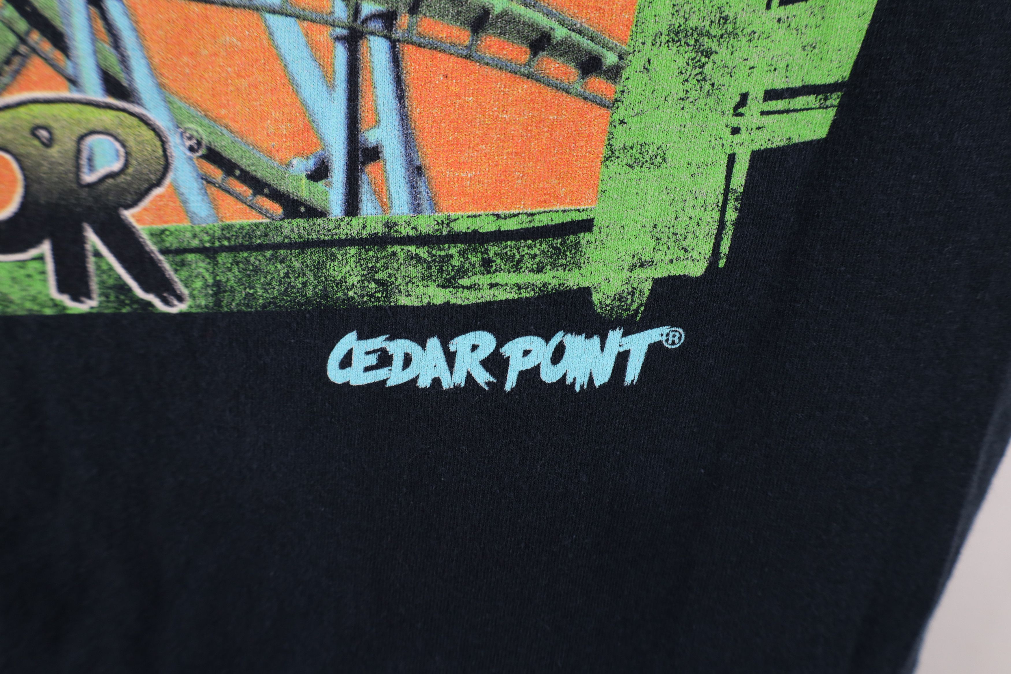 Vintage Y2K Cedar Point Amusement Park Raptor Roller Coaster T-Shirt Size US M / EU 48-50 / 2 - 5 Thumbnail