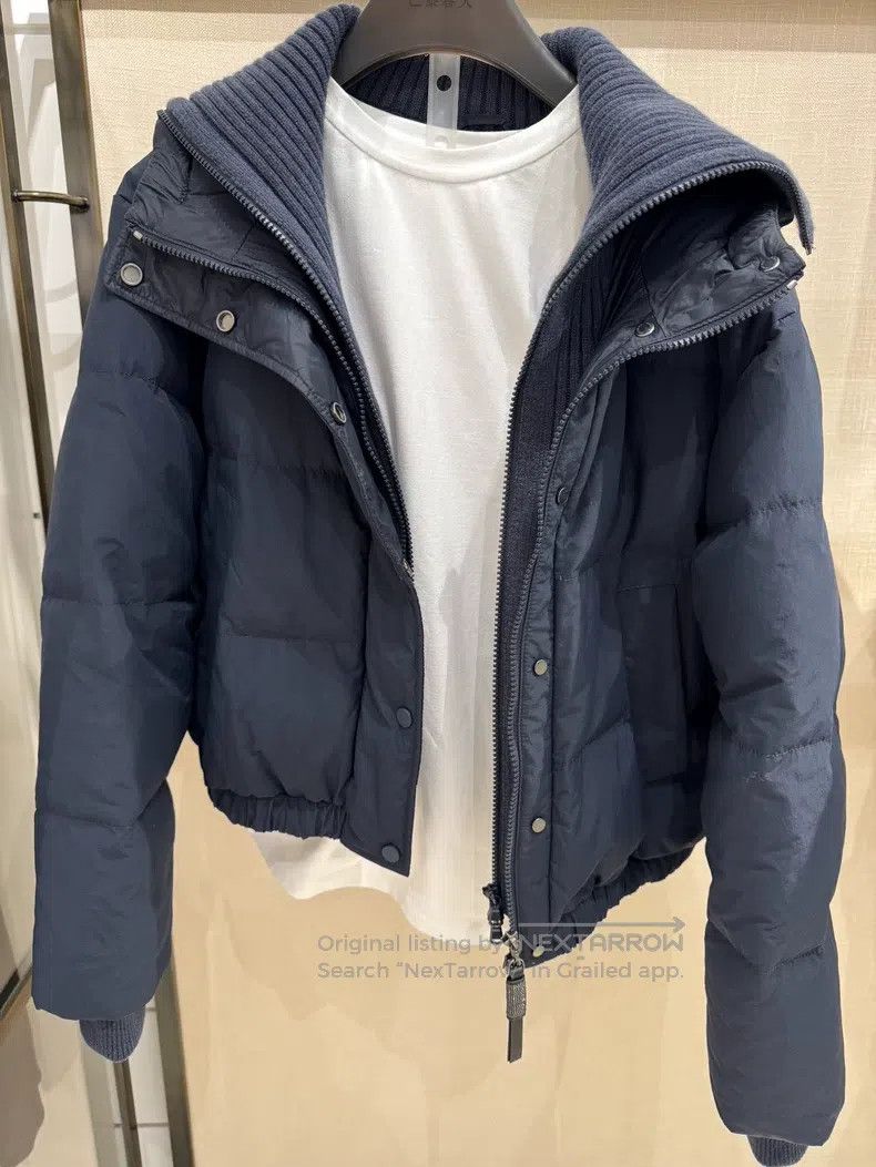 Brunello Cucinelli Brunello Cucinelli Layered Puffer Jacket Size XS / US 0-2 / IT 36-38 - 1 Thumbnail