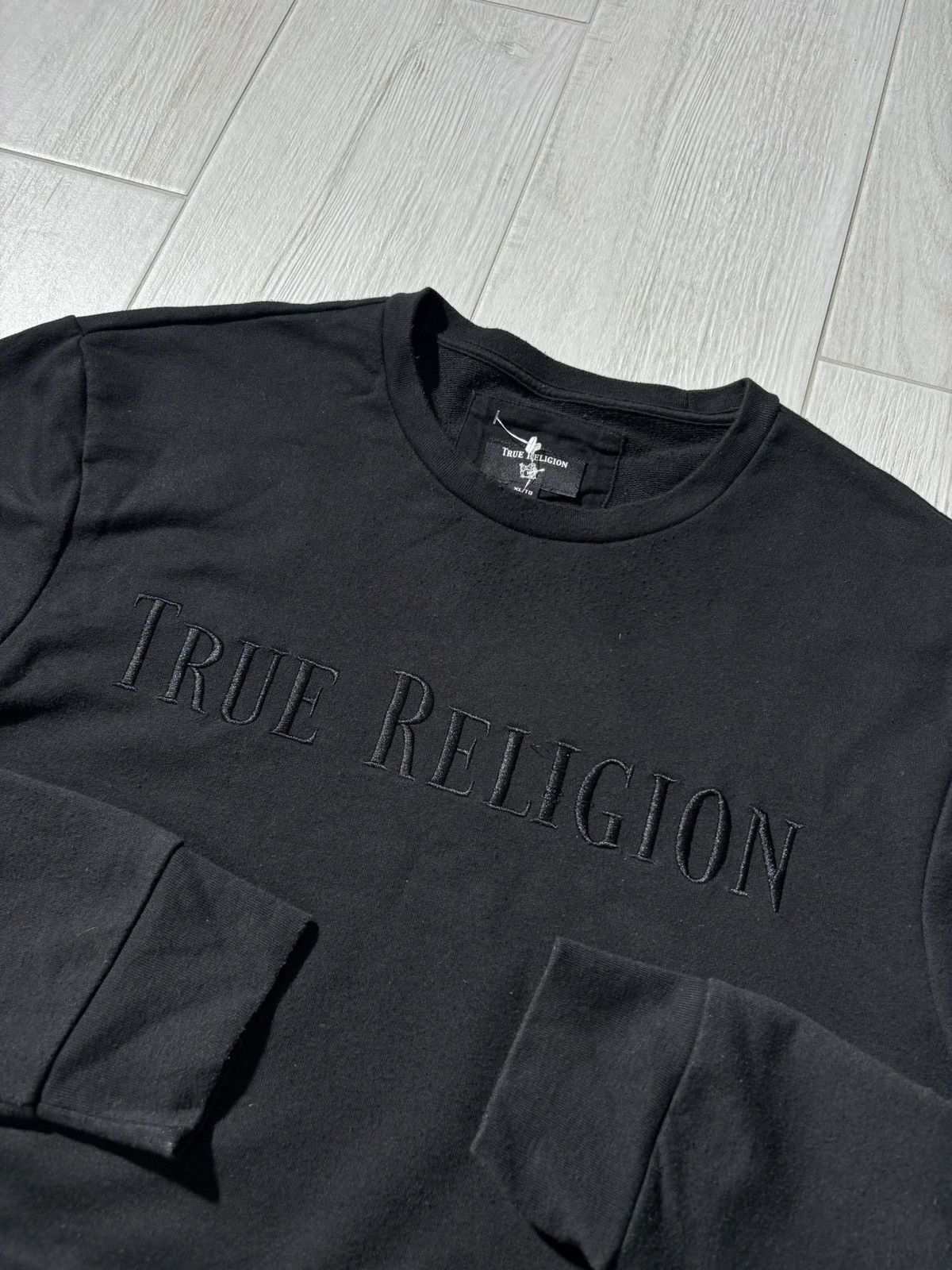 True Religion True Religion Sweatshirt Embroidered Logo Y2K Size US XL / EU 56 / 4 - 2 Thumbnail