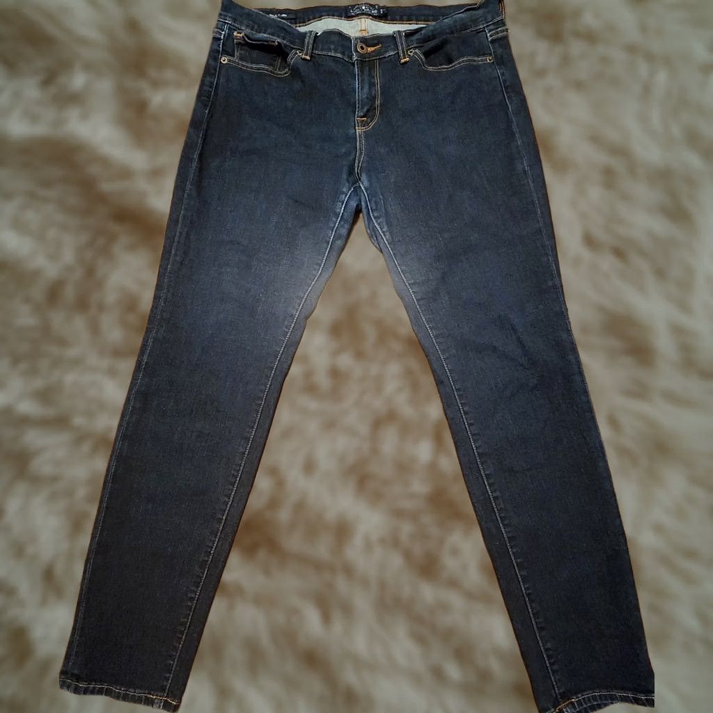 Lucky Brand Lucky Brand Charlie Skinny Jeans Womens 14/32 Blue Skinny Girls? Size 36" / US 14 / IT 50 - 1 Thumbnail