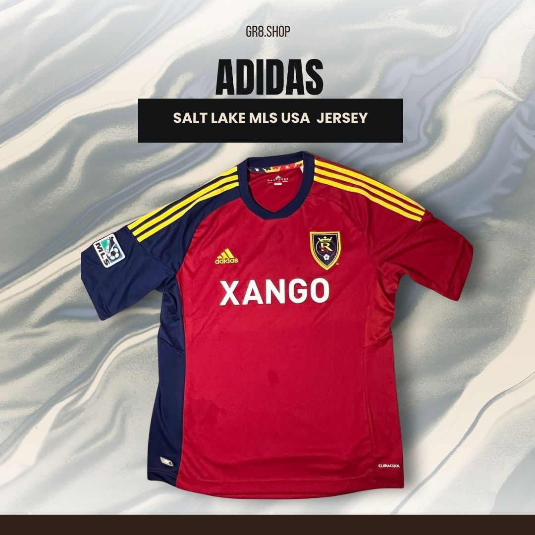 Adidas Adidas Salt Lake MLS USA Soccer Jersey ClimaCool Red/Blue La Size US L / EU 52-54 / 3 - 1 Thumbnail
