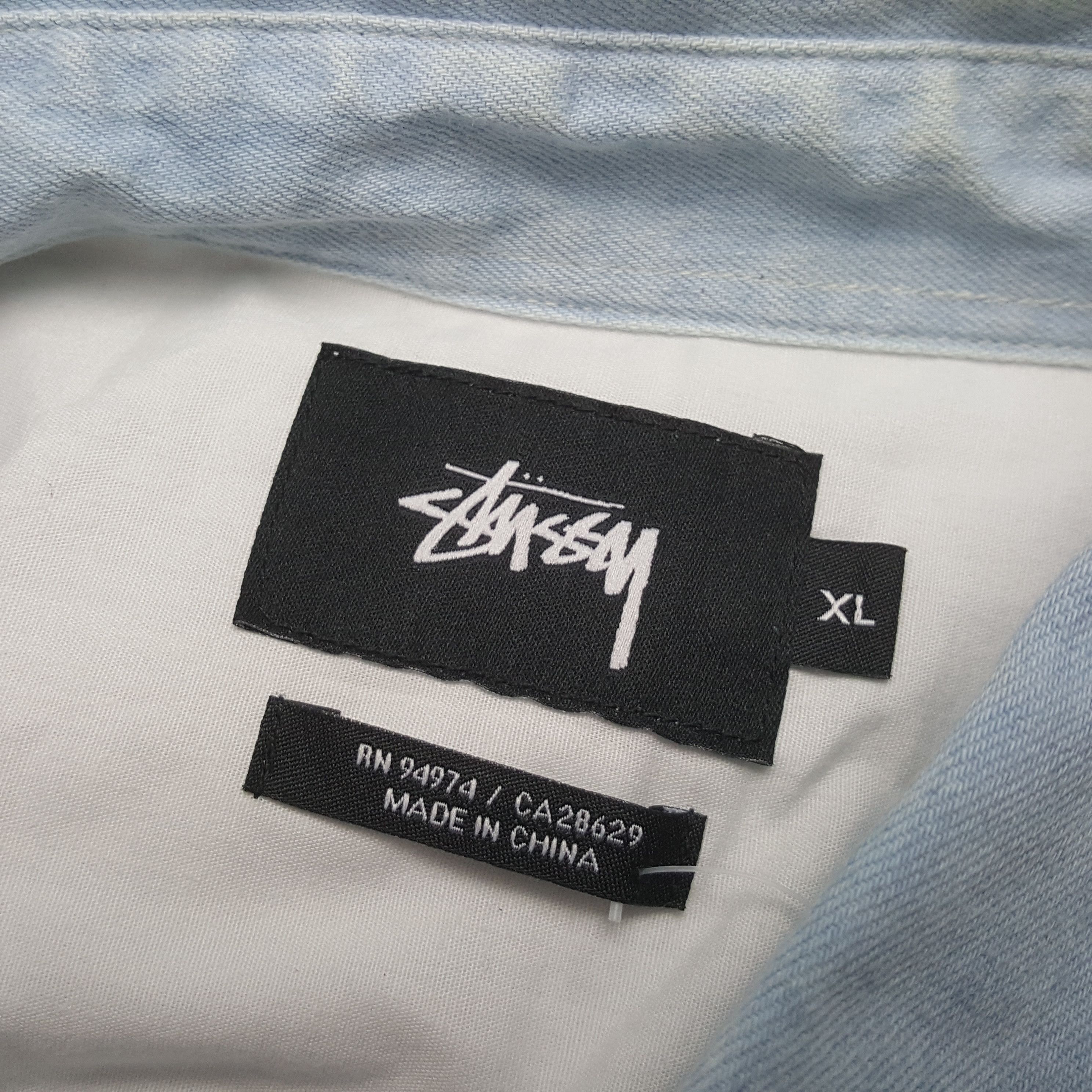Stussy STUSSY Streetwear Style Custom Art Shirt C285N36 Size US XL / EU 56 / 4 - 5 Thumbnail