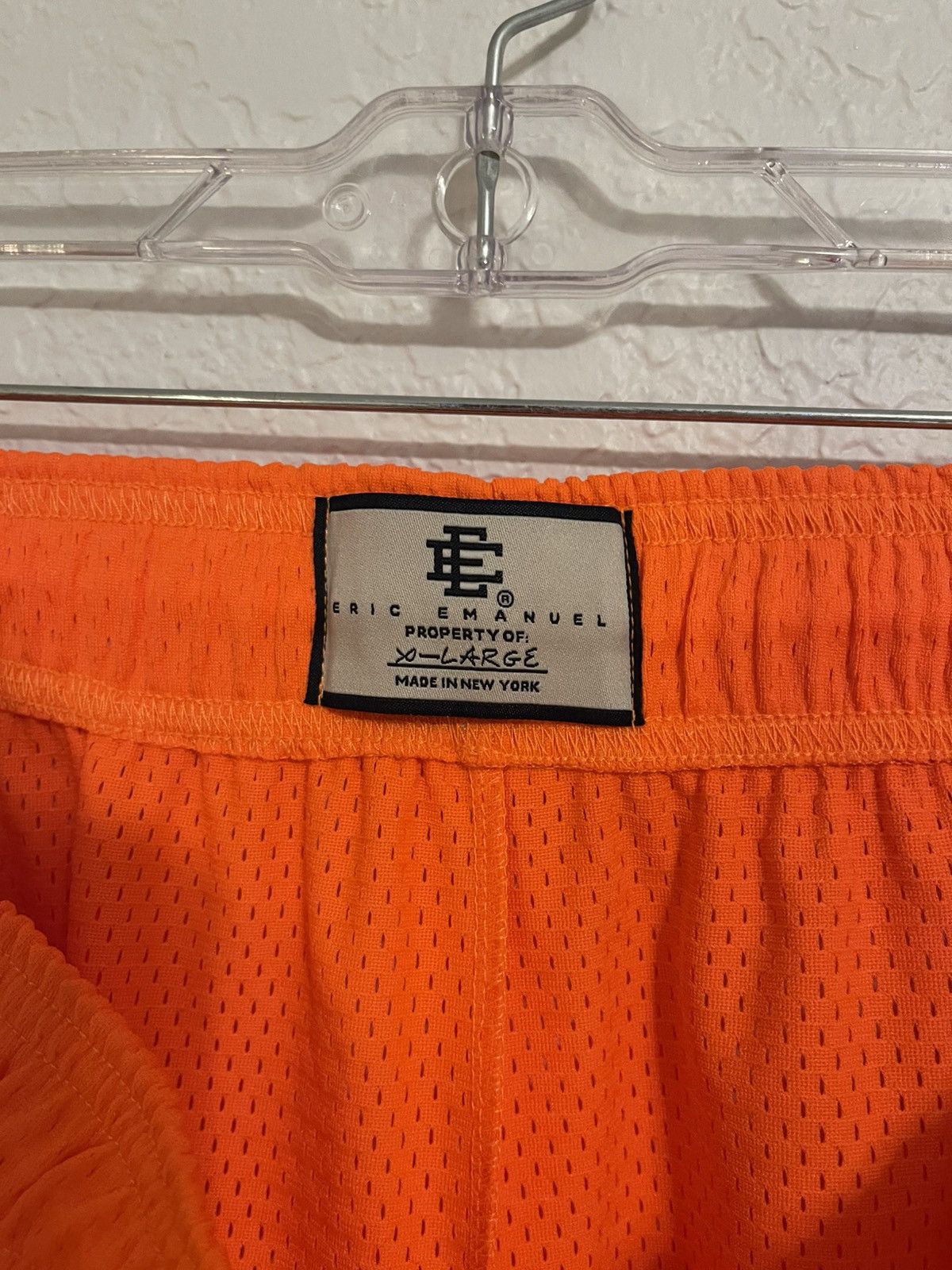 Eric Emanuel Eric Emanuel EE Basic V2 Orange Mesh Shorts XL Size US 32 / EU 48 - 3 Thumbnail