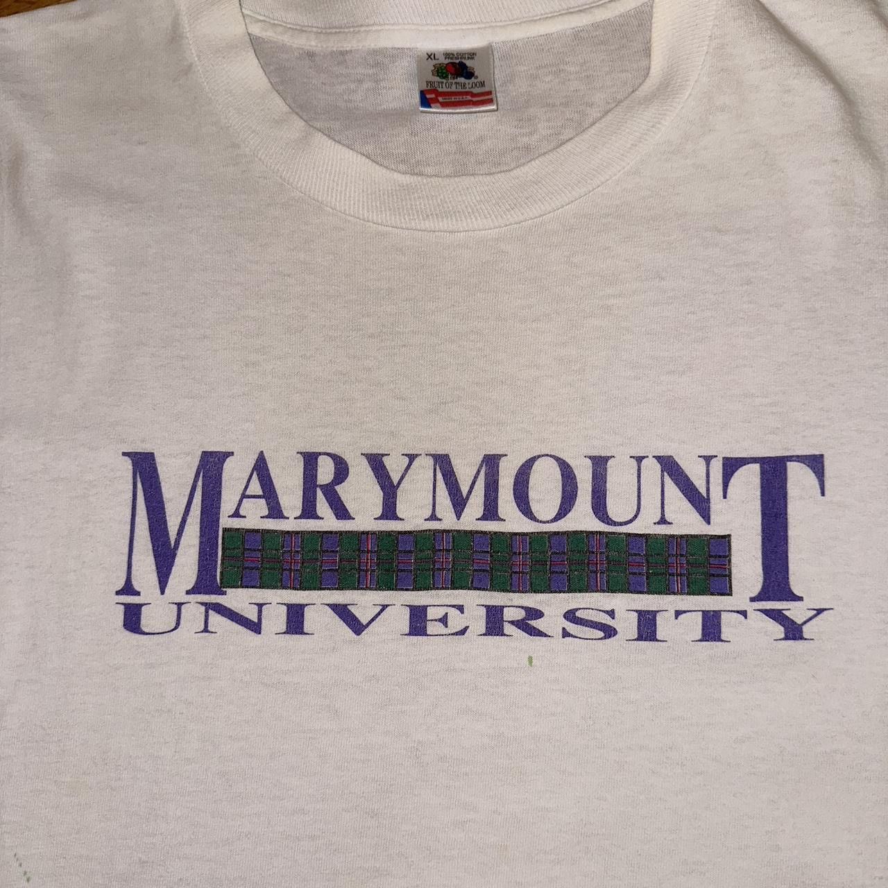Fruit Of The Loom Vintage 90’s Marymount University T-Shirt Size US XL / EU 56 / 4 - 2 Thumbnail