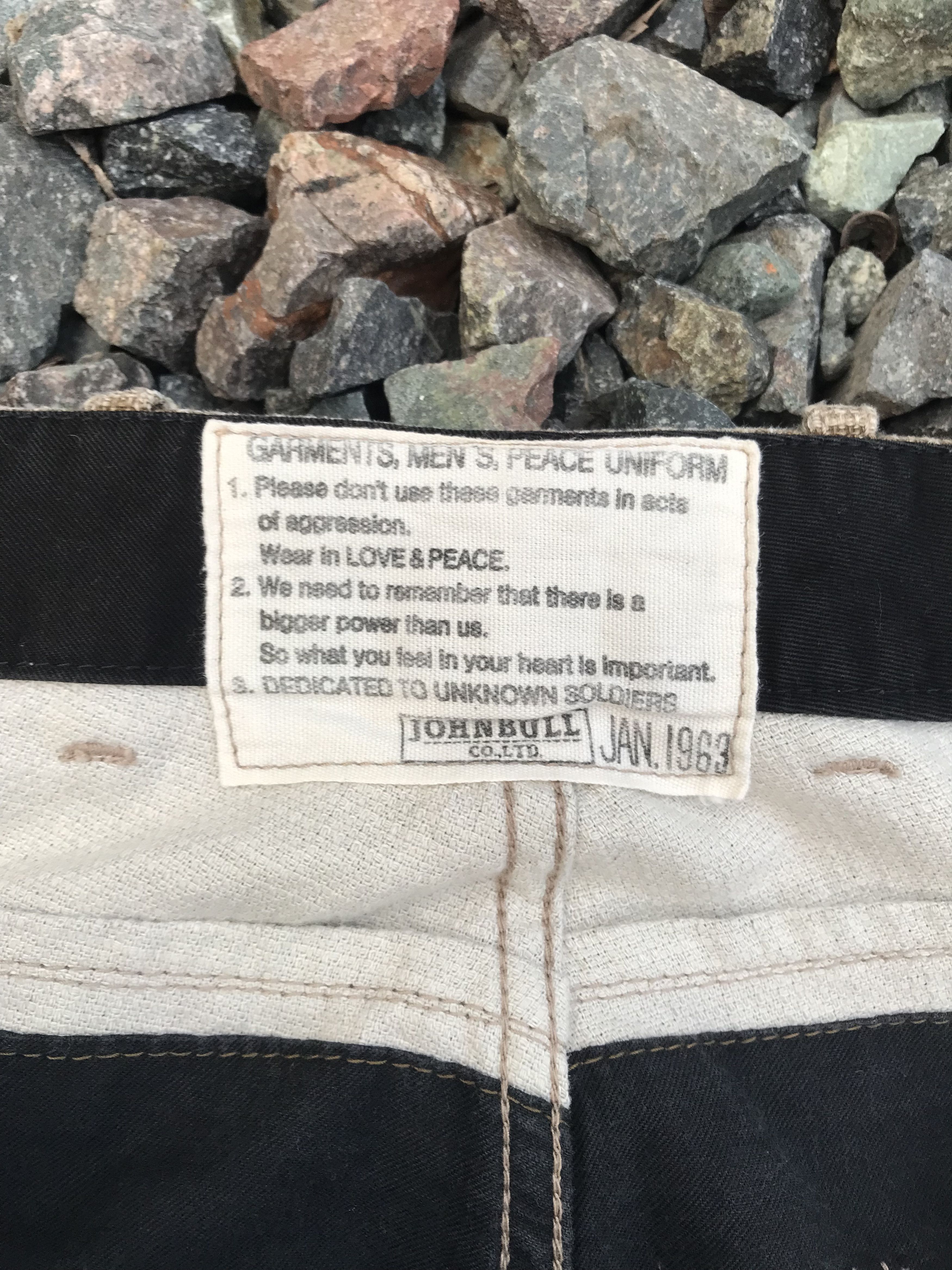 Johnbull Vintage Johnbull Kanewa Hifuku 1963 Rep military sackcloth Size US 29 - 5 Thumbnail