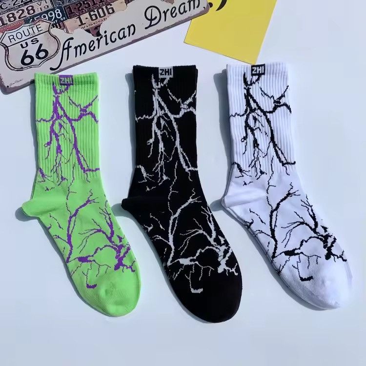 Other 3 Pairs of Gift Box Harajuku Hip Hop Pure Cotton Socks Size ONE SIZE - 2 Thumbnail
