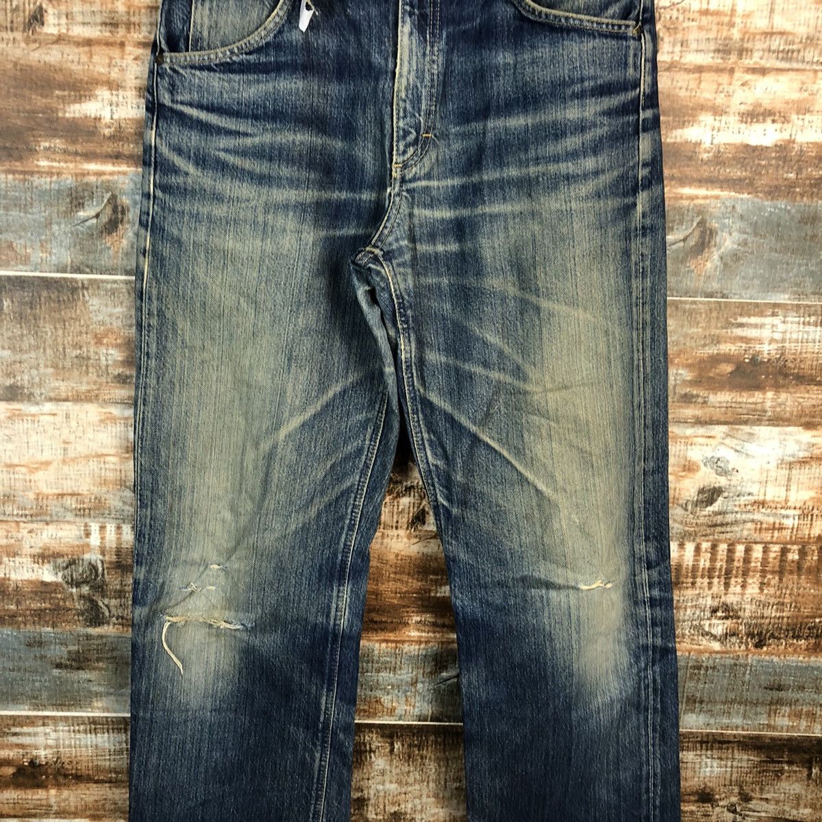 Lee DL Lee Riders Blue Distressed Denim Pants #C092 Size US 30 / EU 46 - 5 Thumbnail