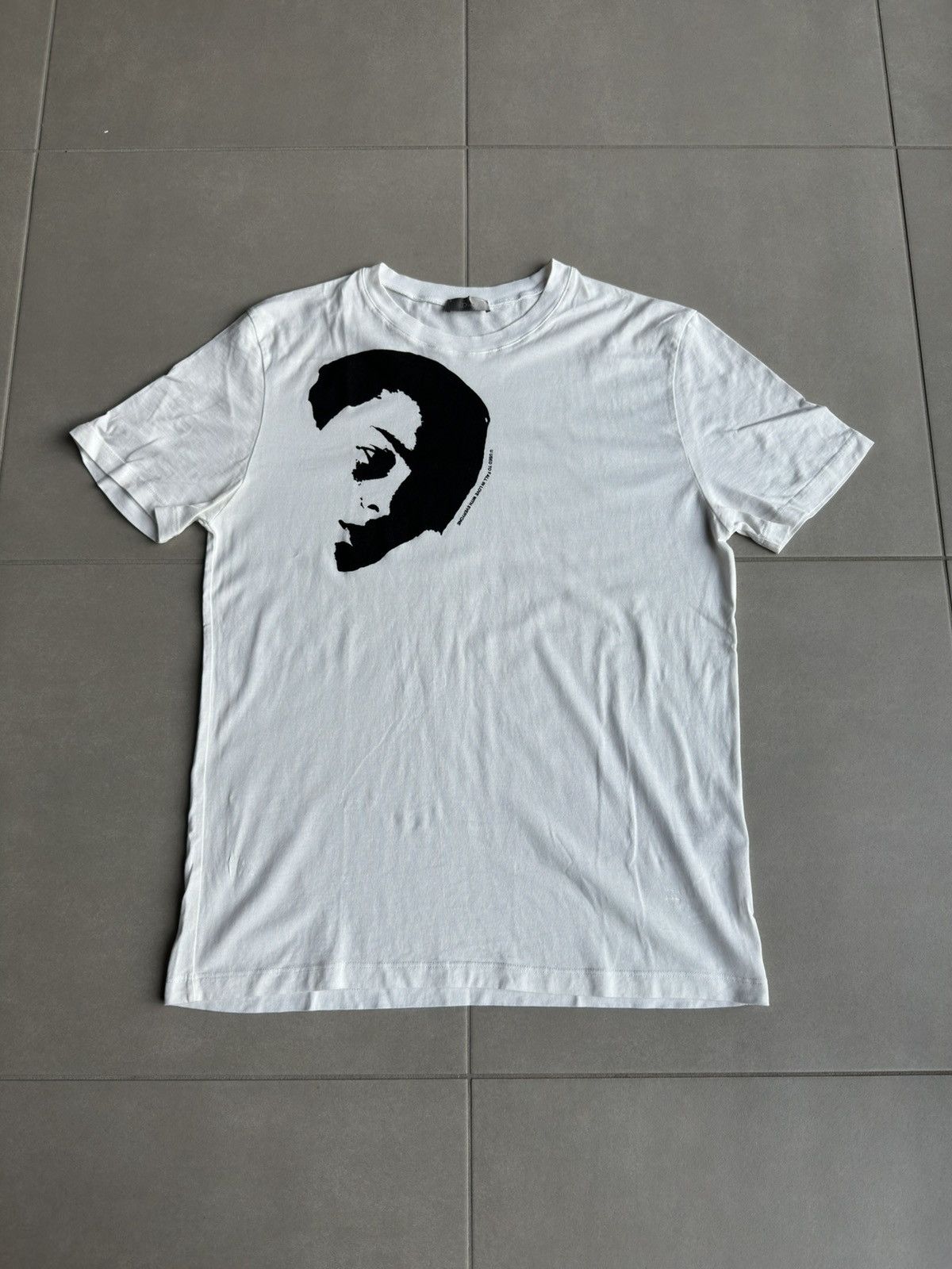 Dior メンズ ストライプ Tシャツ Dior × Hedi Slimane SS06 Dior Homme U Can Live Till 100 & 10