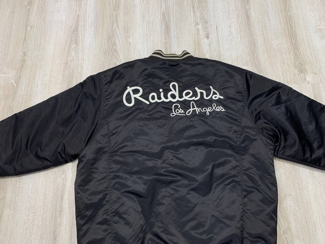 Reebok × Vintage Mens vintage bomber jacket Reebok Raiders Los Angeles Size US XL / EU 56 / 4 - 12 Thumbnail
