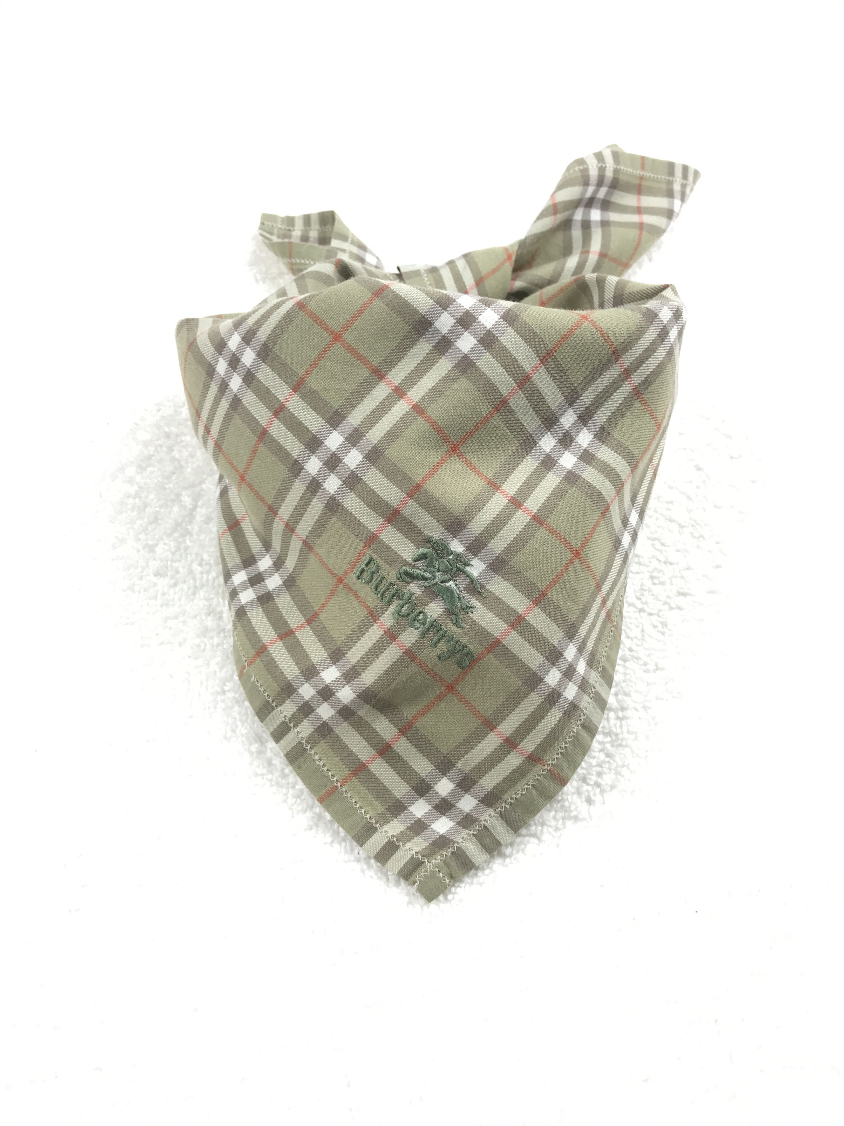 Burberry × Vintage Vintage Burberry Bandana Neckerchief Handkerchief Size ONE SIZE - 3 Thumbnail