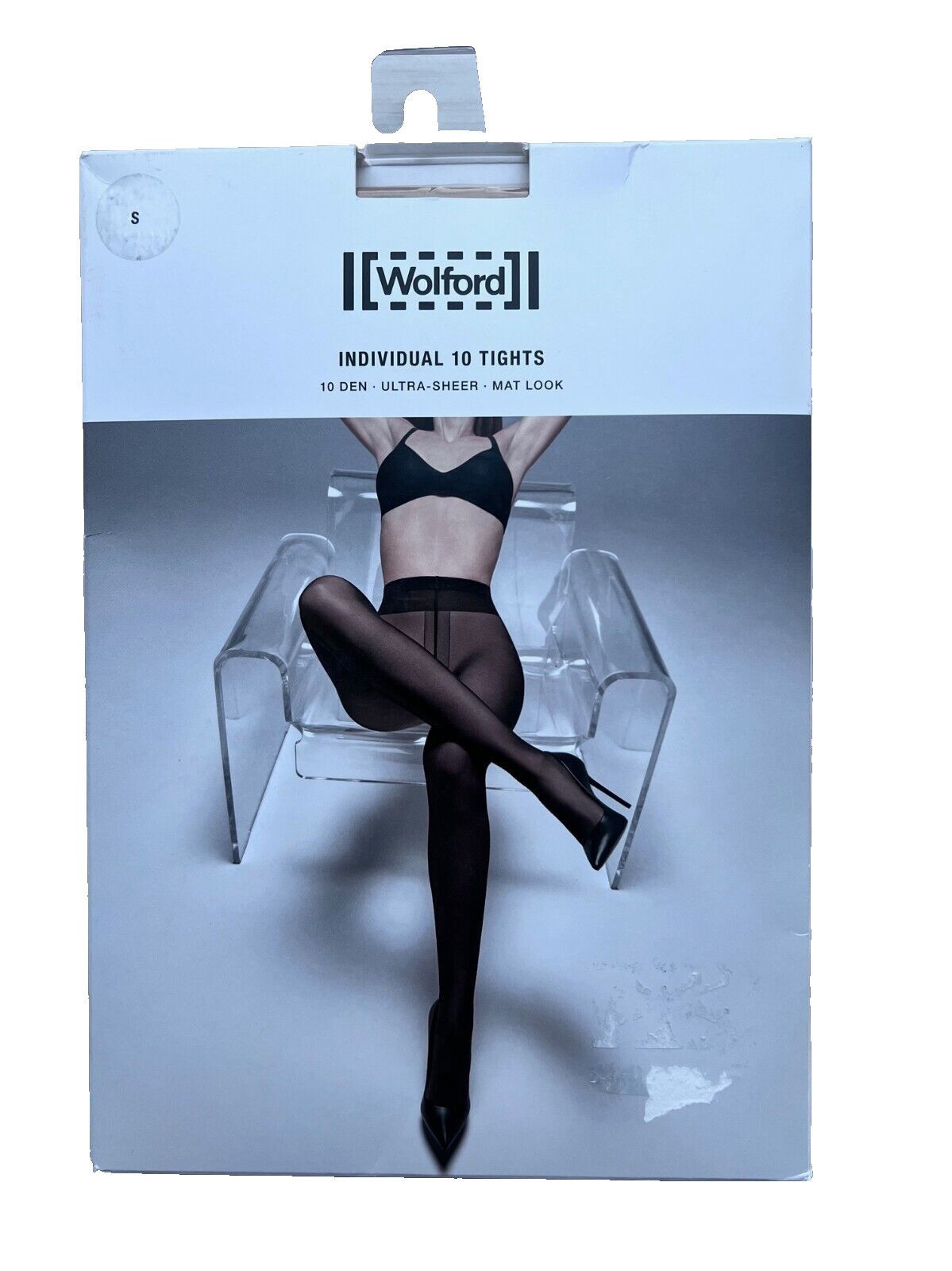 Wolford Wolford 18382 Individual 10 Den Tights Light Almond ( S ) Size ONE SIZE - 1 Thumbnail