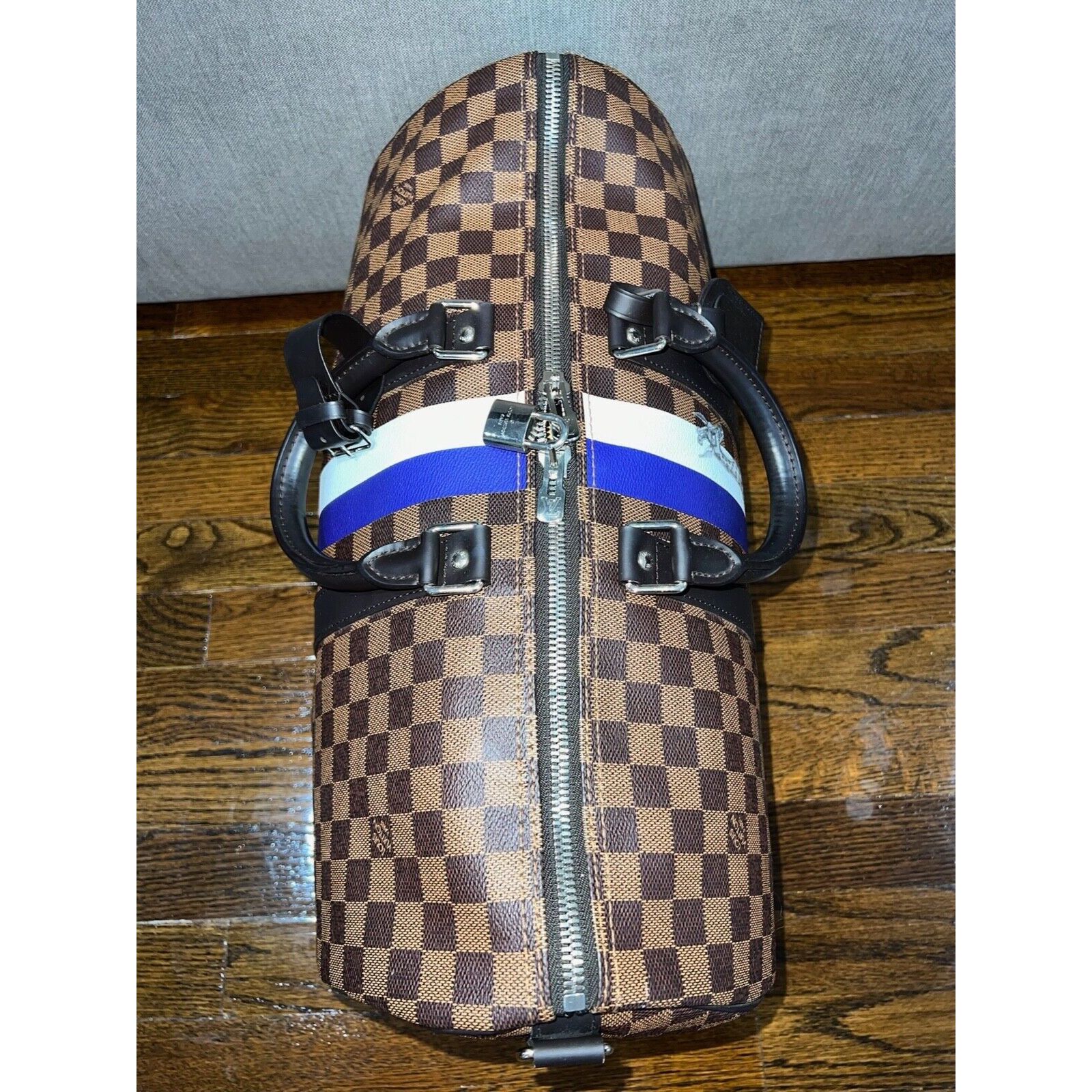 Louis Vuitton Louis Vuitton Keepall Bandouliere Damier Savane Travel Bag Size ONE SIZE - 7 Thumbnail