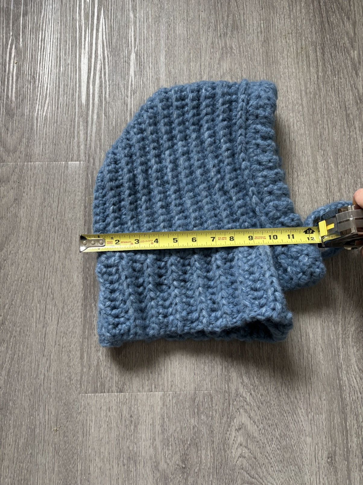 Handmade Blue Crochet Balaclava Size ONE SIZE - 5 Thumbnail