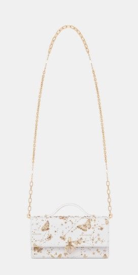 Dior o1w1db10924 Size: OS / Calfskin Mini Bag in White & Gold Size ONE SIZE - 4 Thumbnail