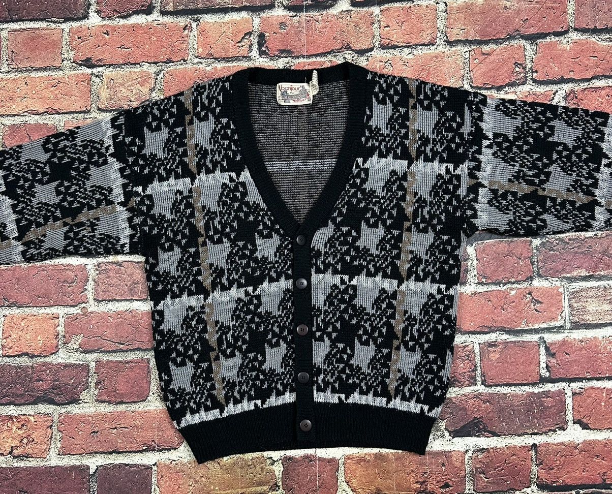 Other Vintage Bonjour International Cardigan Sweater Geometric Size US L / EU 52-54 / 3 - 4 Thumbnail