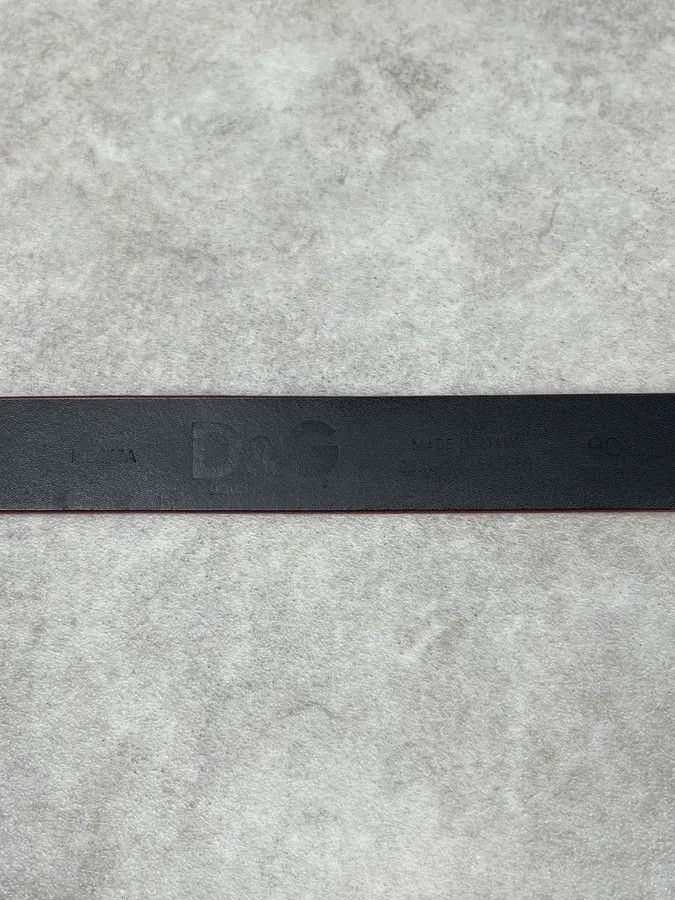 Dolce & Gabbana Dolce & Gabbana Propaganda Red Leather Belt Size ONE SIZE - 7 Thumbnail