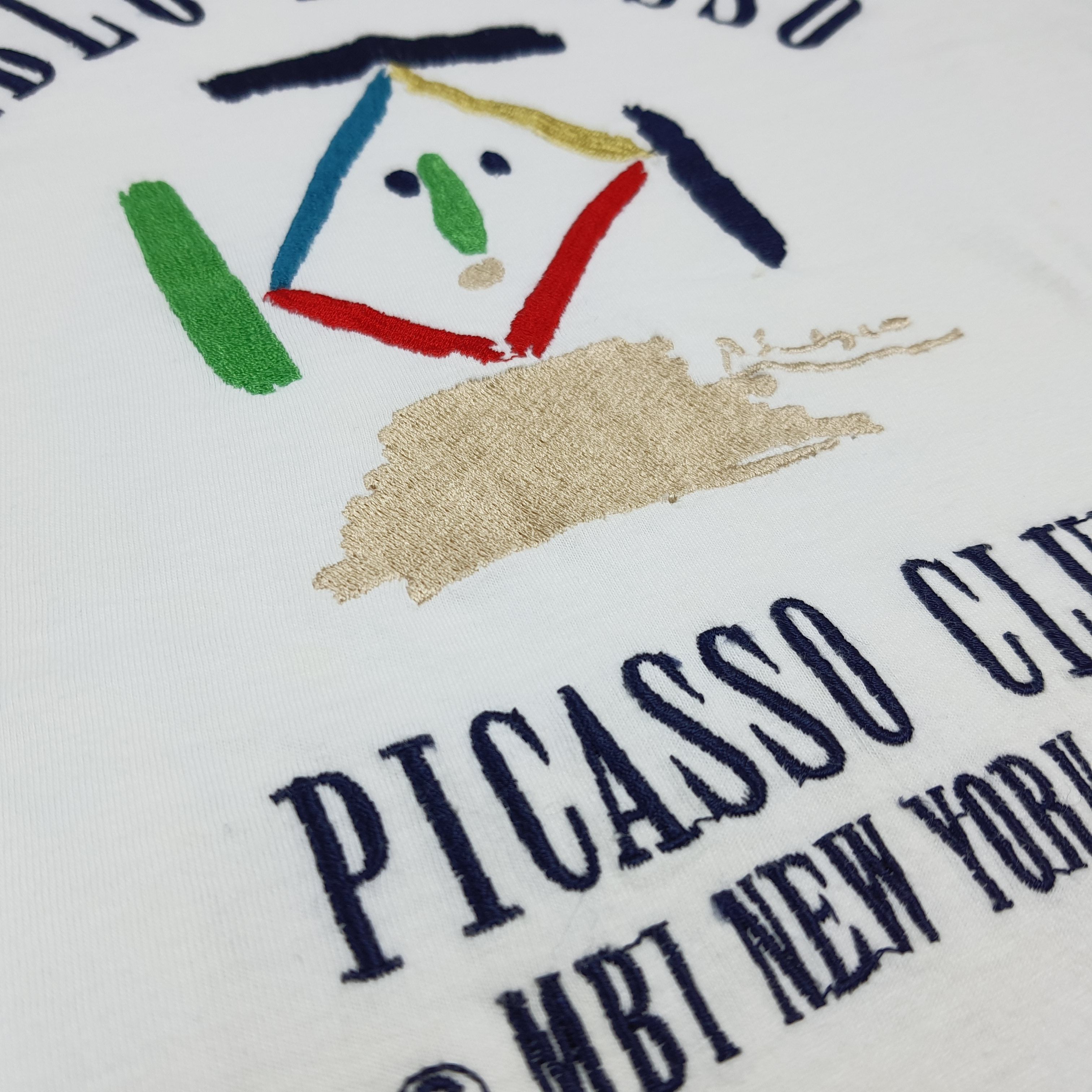 Paloma Picasso Vintage 90s Pablo Picasso Club Art Graphic T-Shirt C294N79 Size US M / EU 48-50 / 2 - 3 Thumbnail