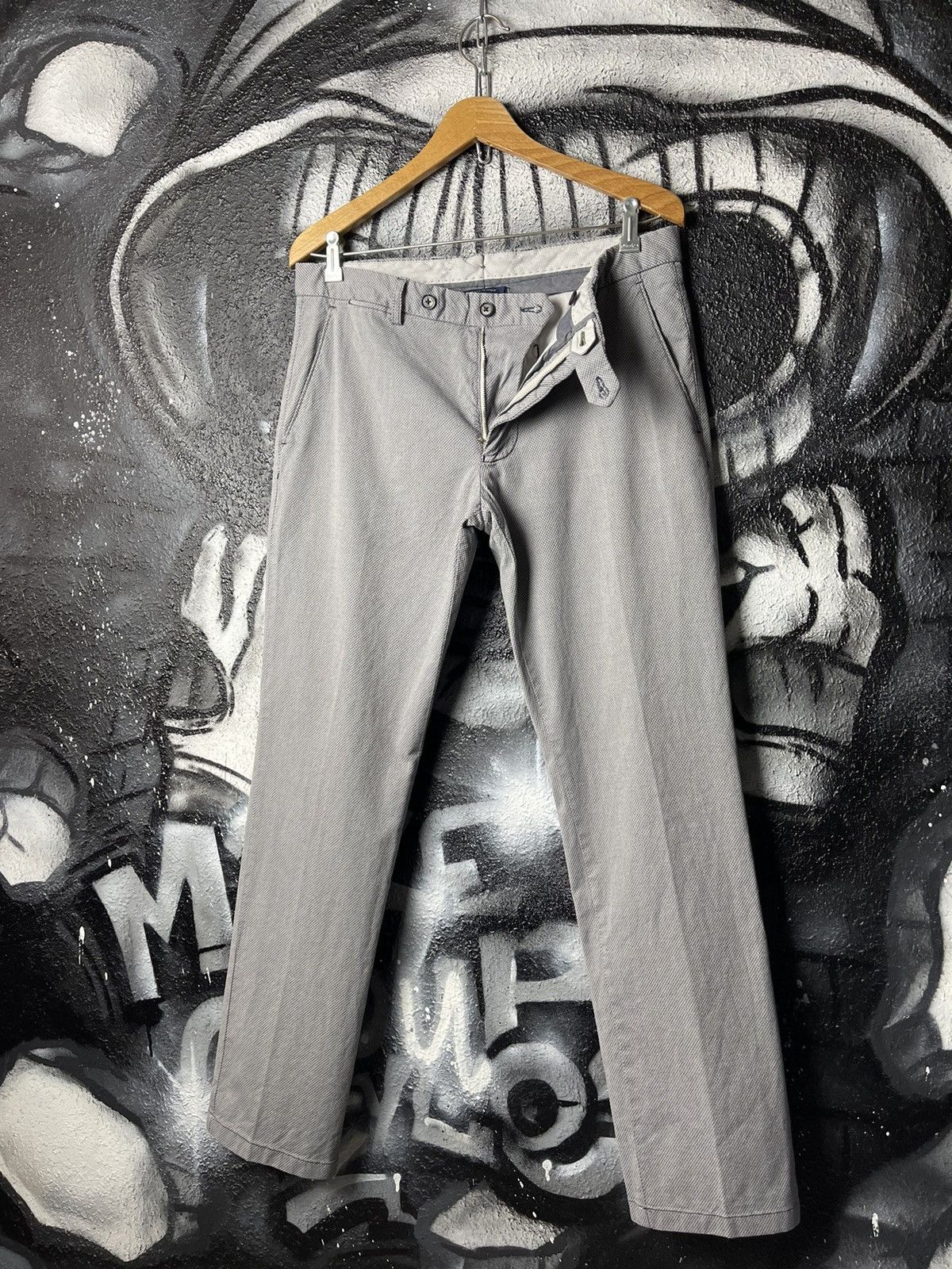 Boggi Boggi Milano Grey Chino Luxury Pants Men’s Size 48 Size US 32 / EU 48 - 1 Thumbnail