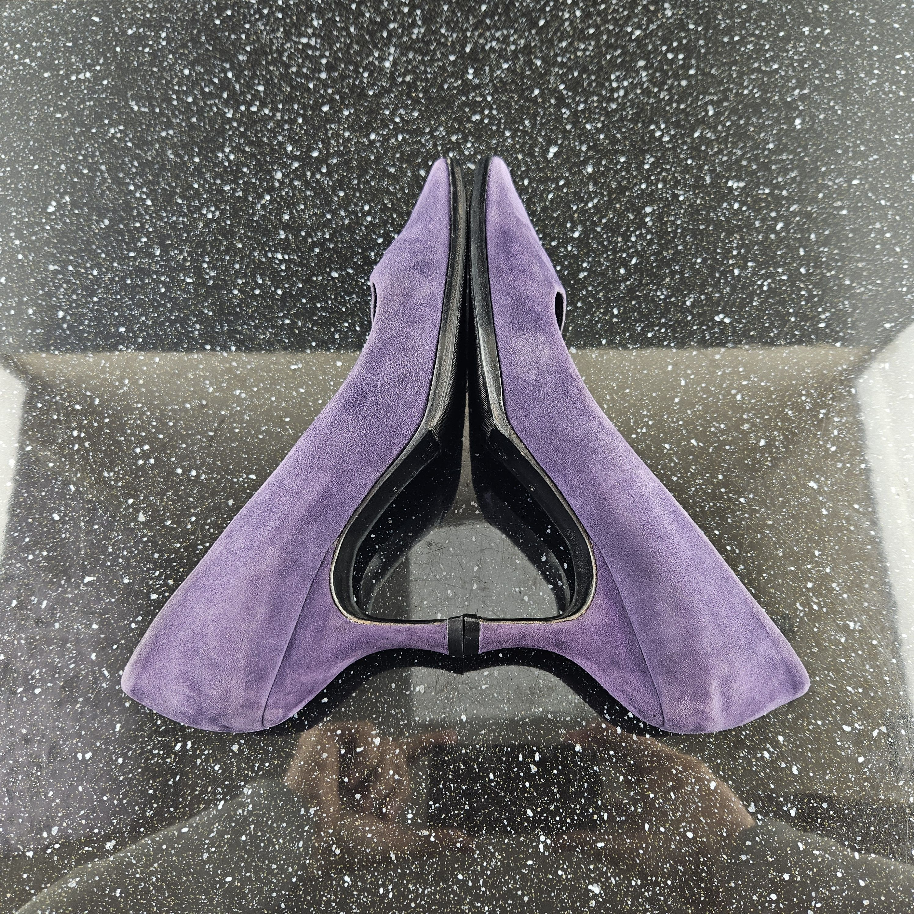 Prada Prada purple suede heel sz 40 Size US 10 / IT 40 - 11 Thumbnail