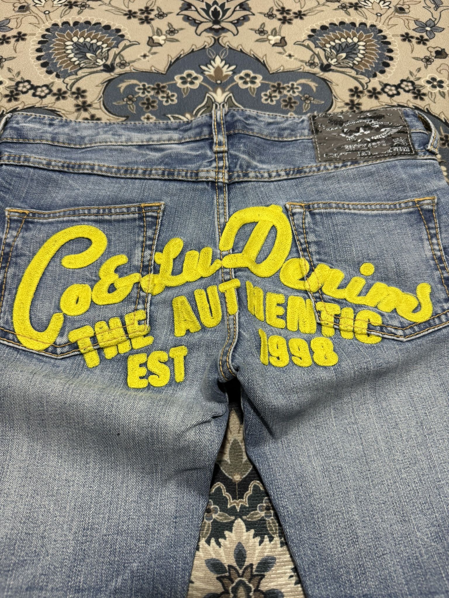 Beauty Beast × Japanese Brand Japanese Brand Co & Lu Embroider Distressed Jeans Hysteric Size US 32 / EU 48 - 2 Thumbnail