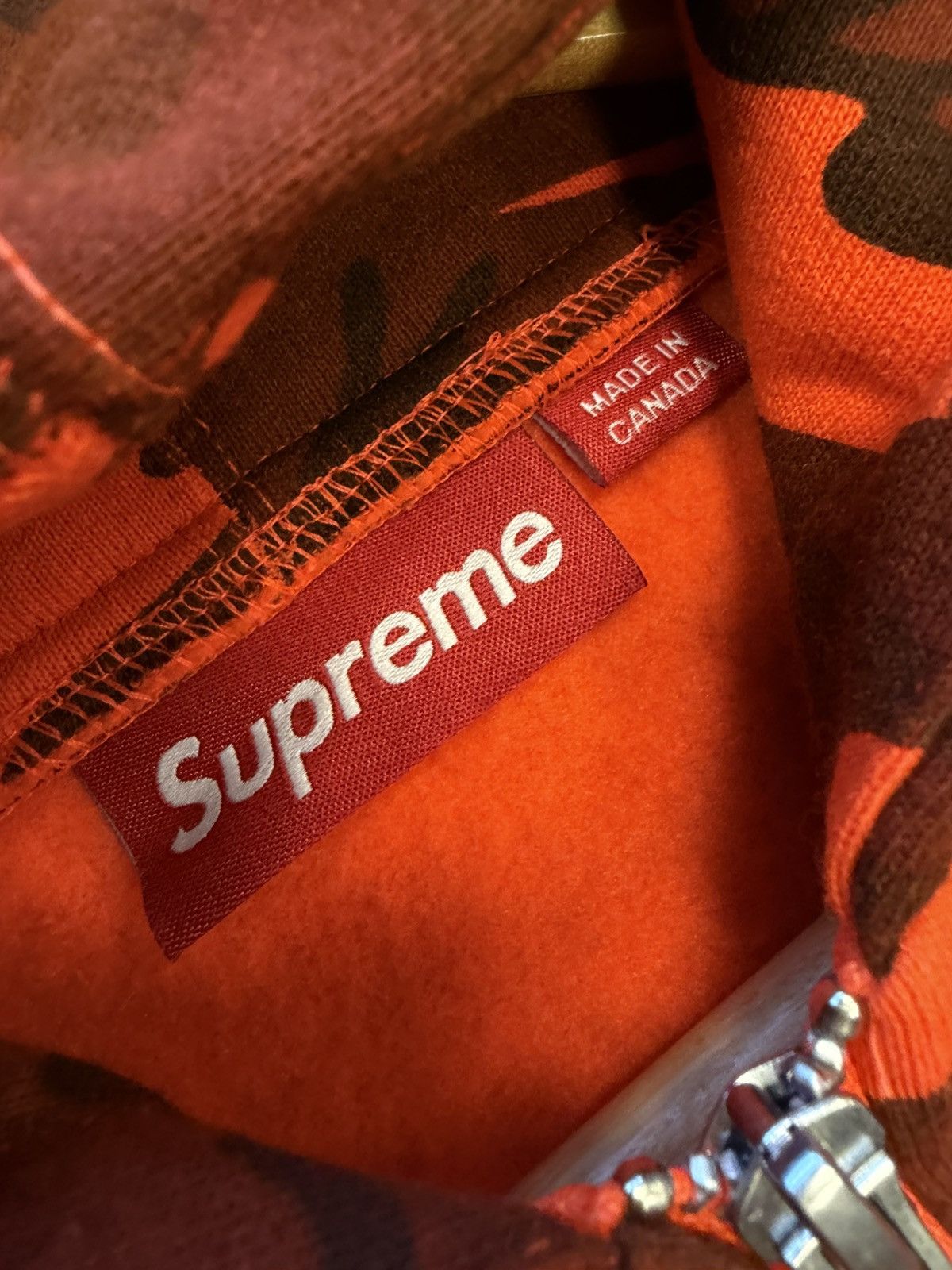 Supreme Supreme Small Box Logo Camo Zip-up Size US L / EU 52-54 / 3 - 3 Thumbnail