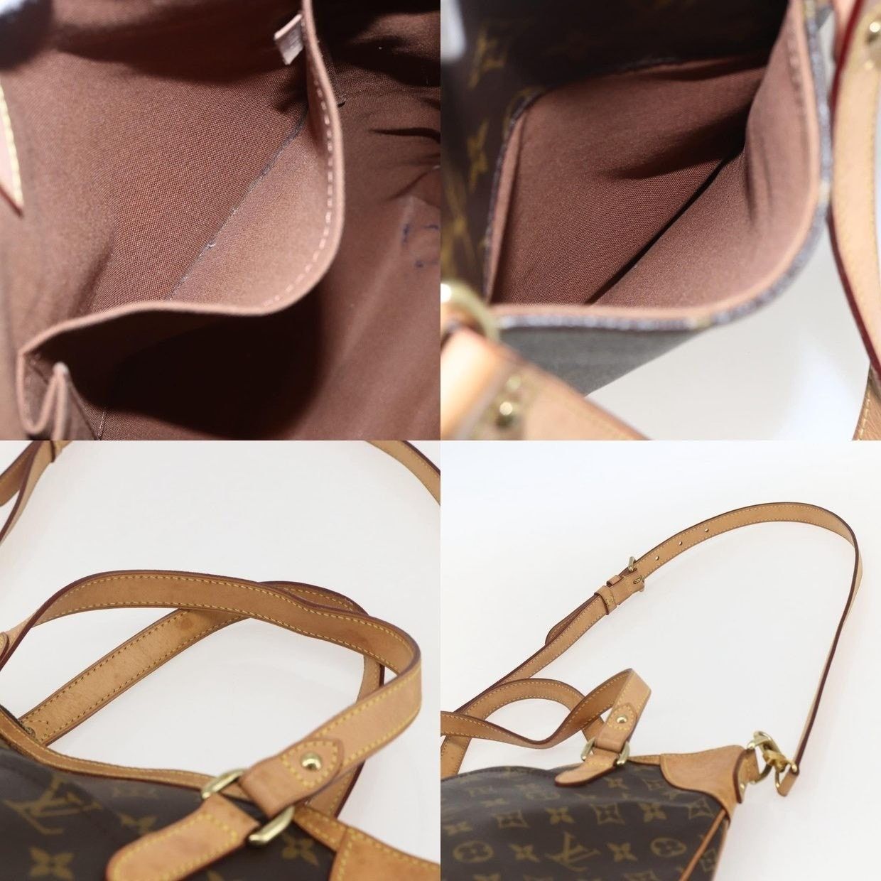 Louis Vuitton Louis Vuitton Monogram Odeon GM Shoulder Bag Brown Size ONE SIZE - 14 Thumbnail