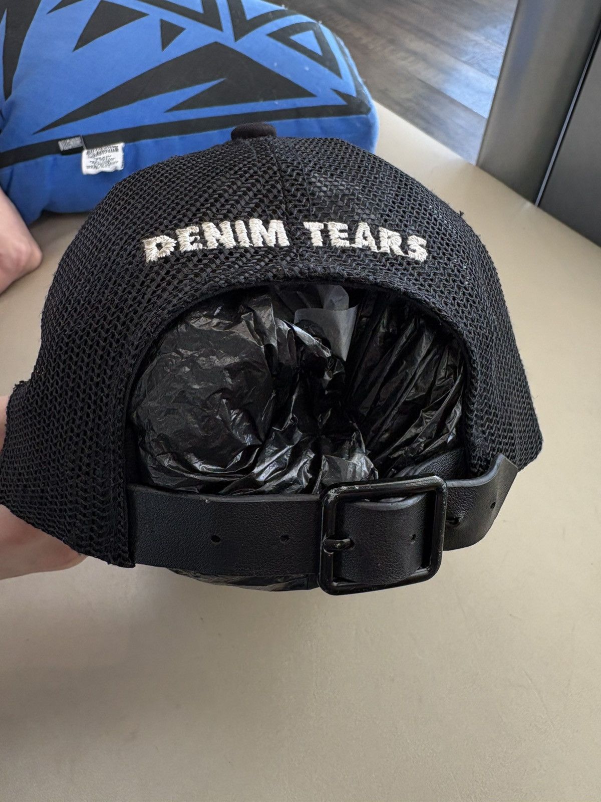 DENIM TEARS Cotton Peace Wreath Trucker Size ONE SIZE - 3 Thumbnail