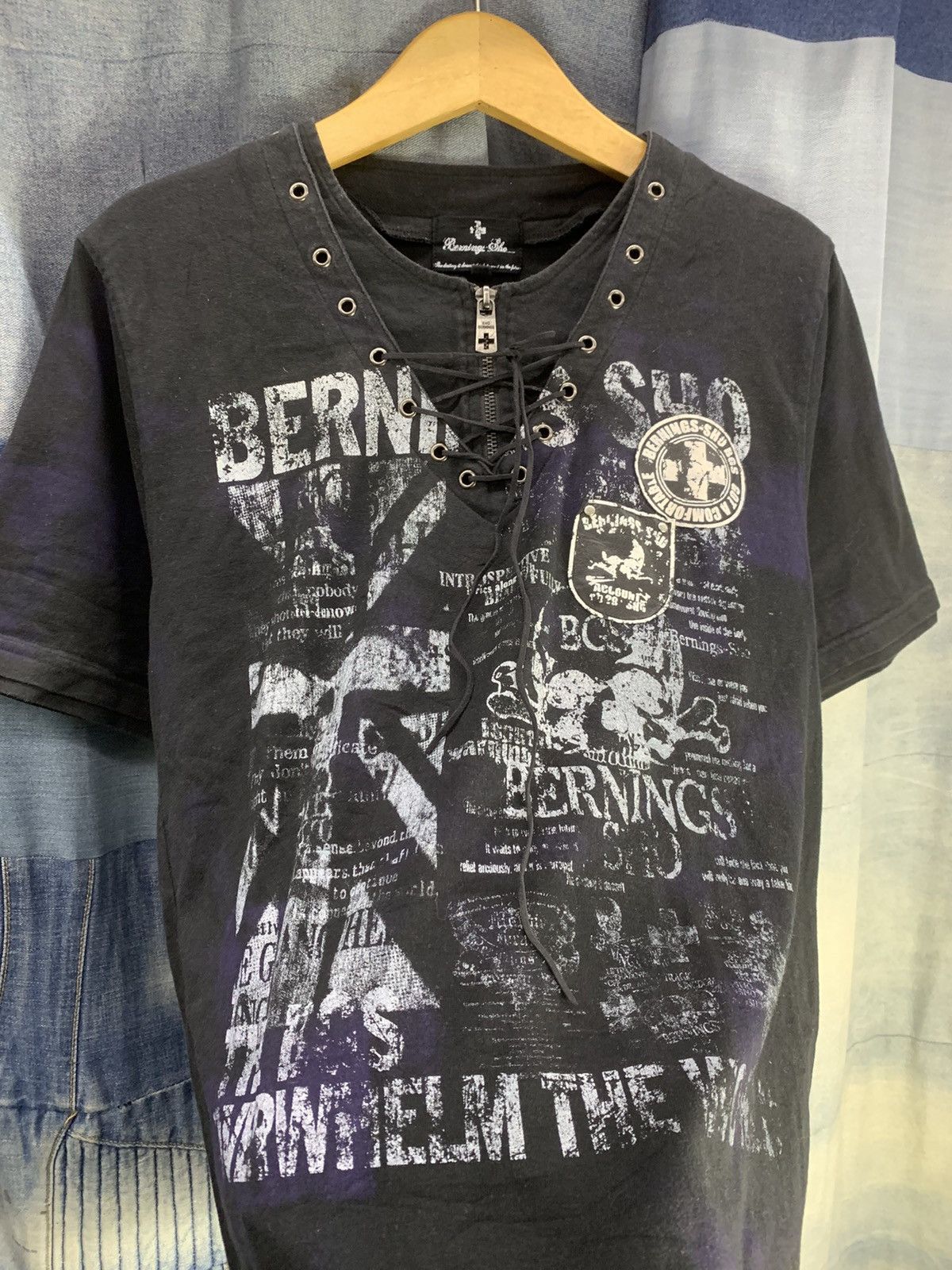 Hysteric Glamour × If Six Was Nine × Japanese Brand BERNING SHO SKULLS POEM JAPANESE BRAND DOUBLE LAYERS Size US M / EU 48-50 / 2 - 4 Thumbnail