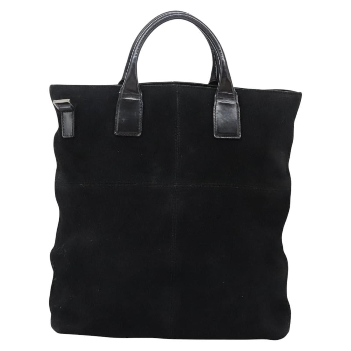 Gucci GUCCI Hand Bag Suede Black Silver Size ONE SIZE - 13 Thumbnail