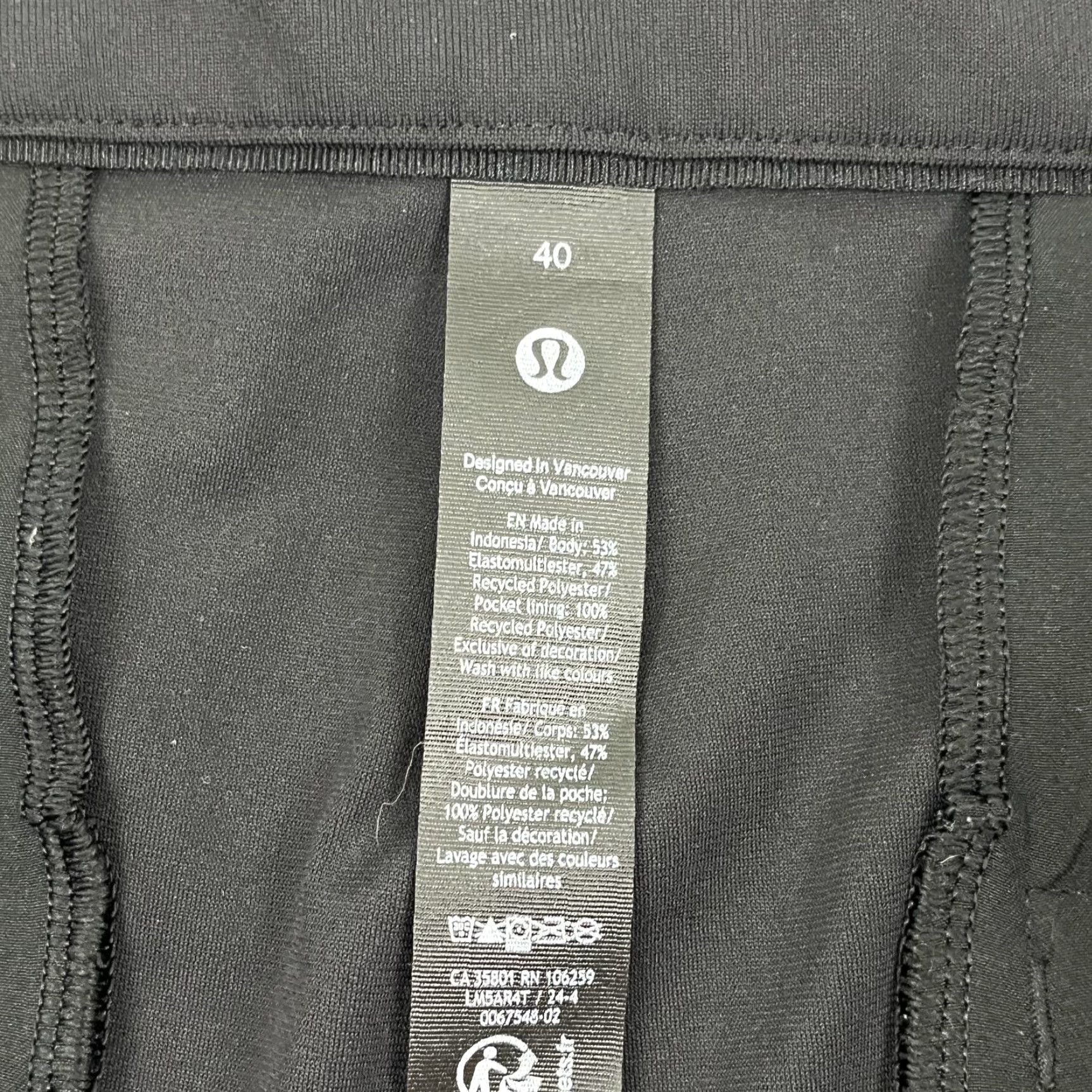 Lululemon Lululemon Pants Men 40 x 36 Tall Black Travel Office Golf Preppy Performance Mens Size US 40 / EU 56 - 3 Thumbnail