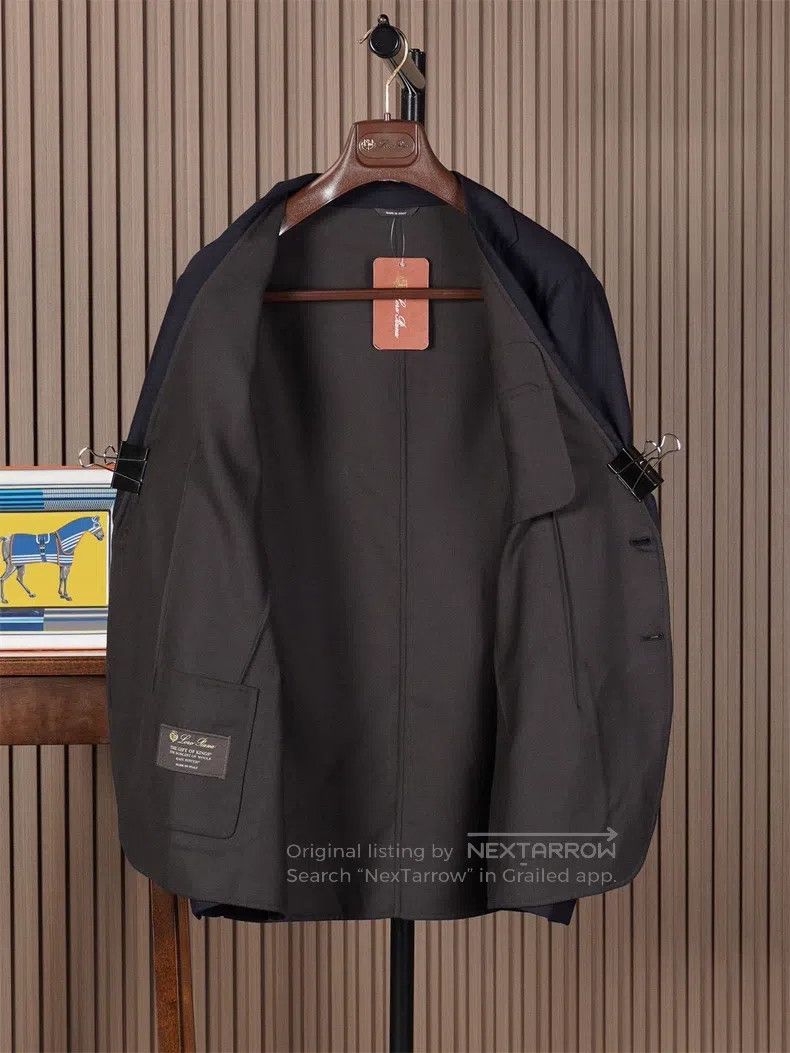 Loro Piana Loro Piana King's Gift Single Breasted Suit Size 48L - 5 Thumbnail
