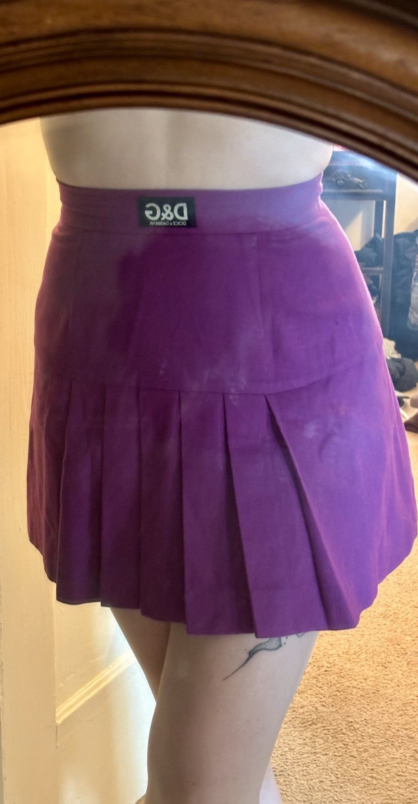 Dolce & Gabbana F/W 1995 Dolce & Gabbana mini skirt Size 26" / US 2 / IT 38 - 5 Thumbnail