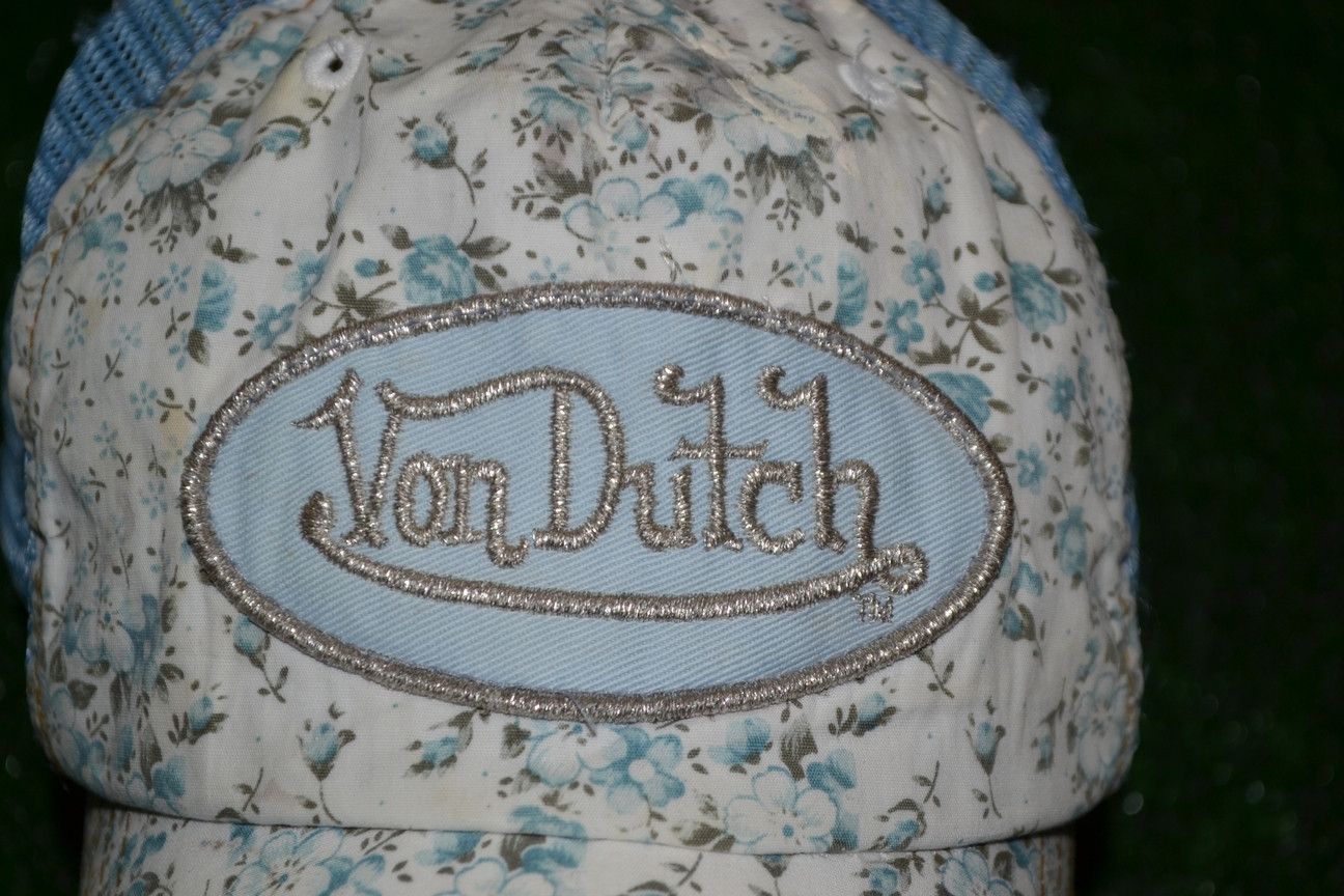 Vintage × Von Dutch Vintage Von Dutch Trucker Floral Hat Cap Size ONE SIZE - 2 Thumbnail