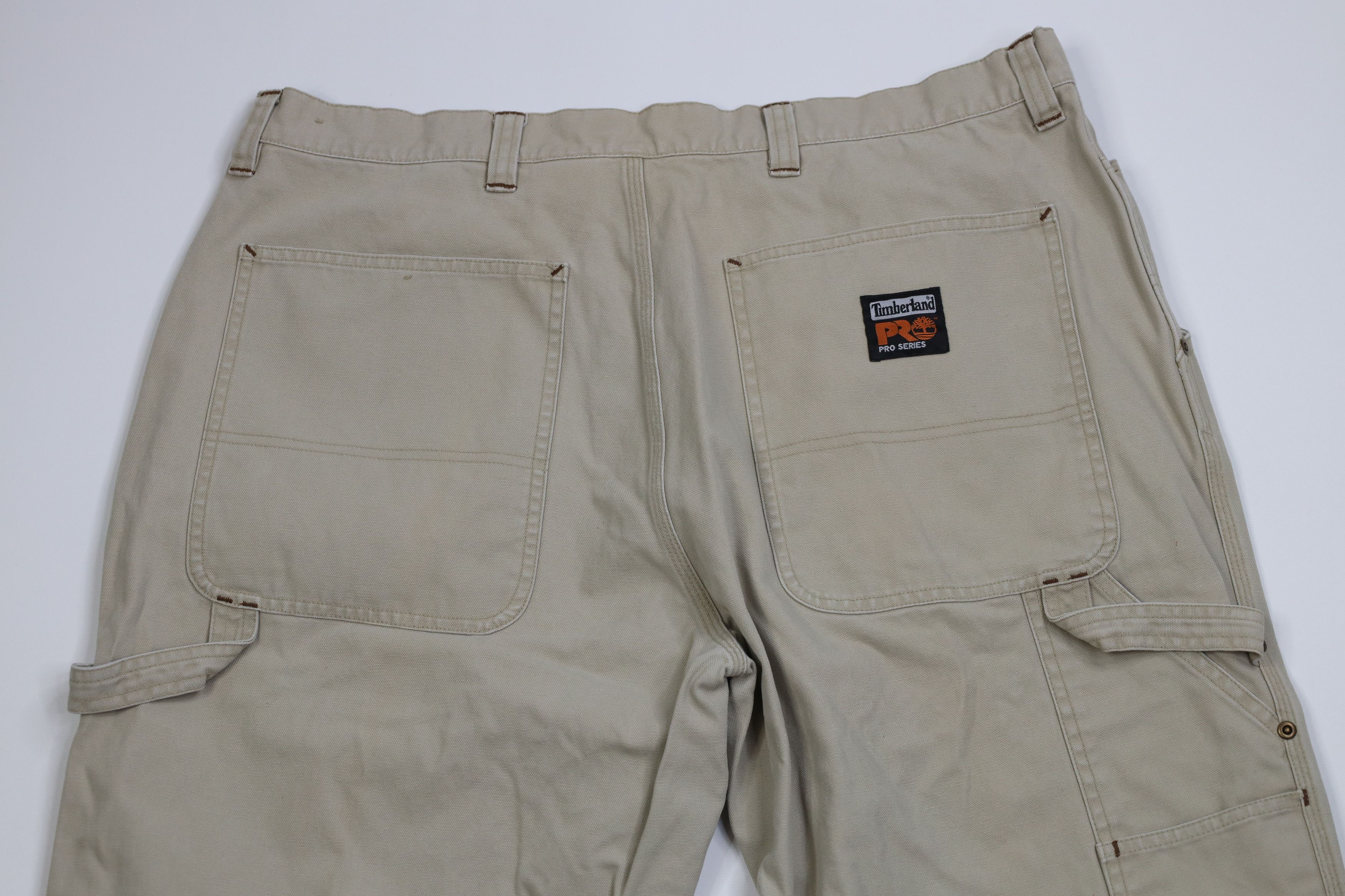 Timberland Vintage Y2K Timberland Canvas Wide Leg Dungaree Pants Size US 38 / EU 54 - 10 Thumbnail