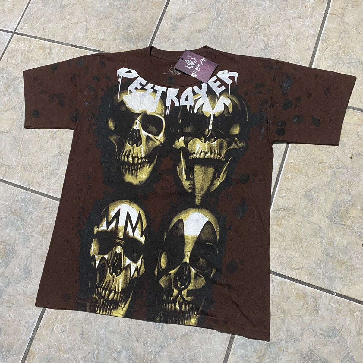 Band Tees × KISS × Vintage All Over Print Kiss x Era Evil Mexican Bootleg  (2010) | Grailed, image size:1204x1204
