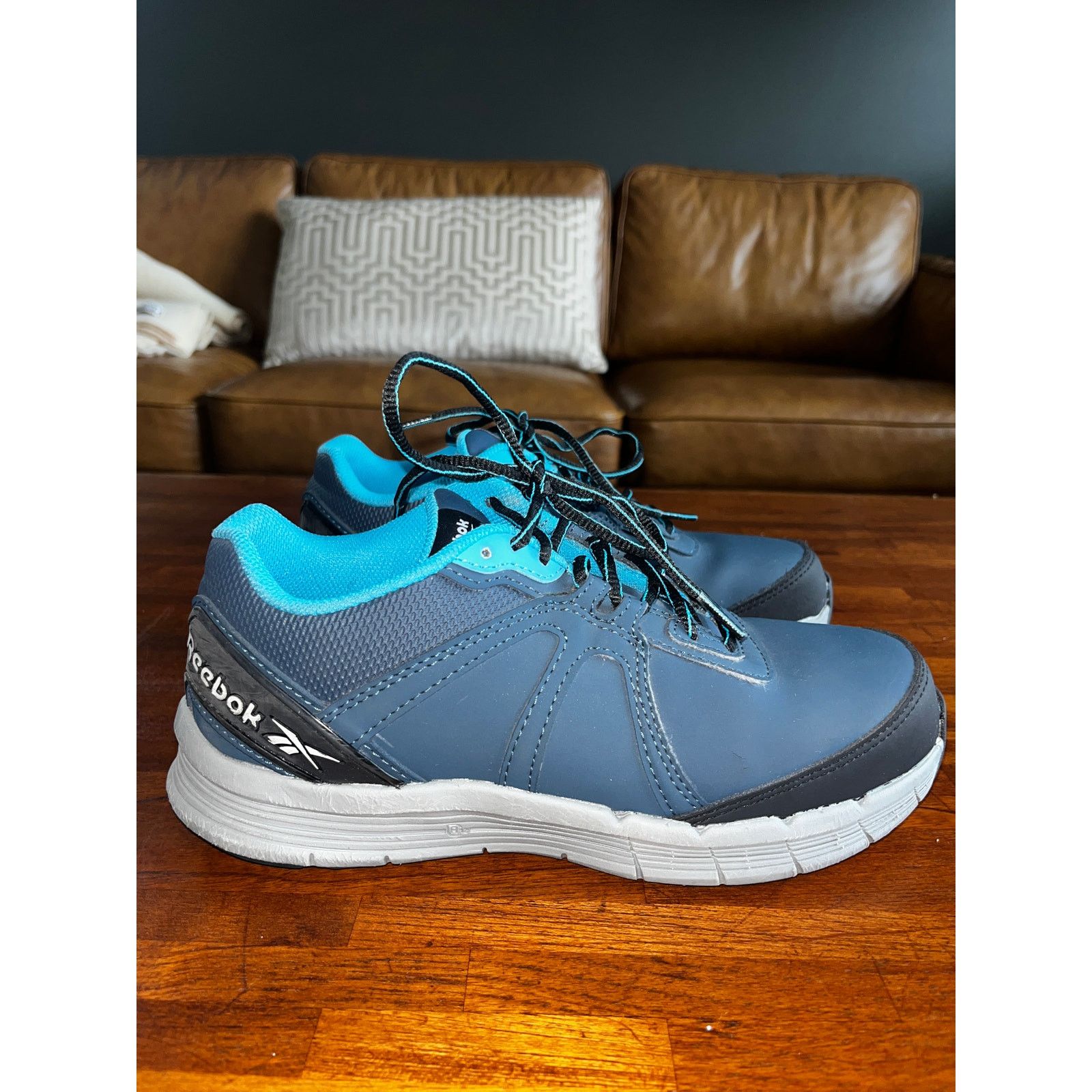 Reebok Reebok Steel Toe EH Guide Cross Trainer Work Shoes Blue 8M Size US 8 / IT 38 - 2 Thumbnail