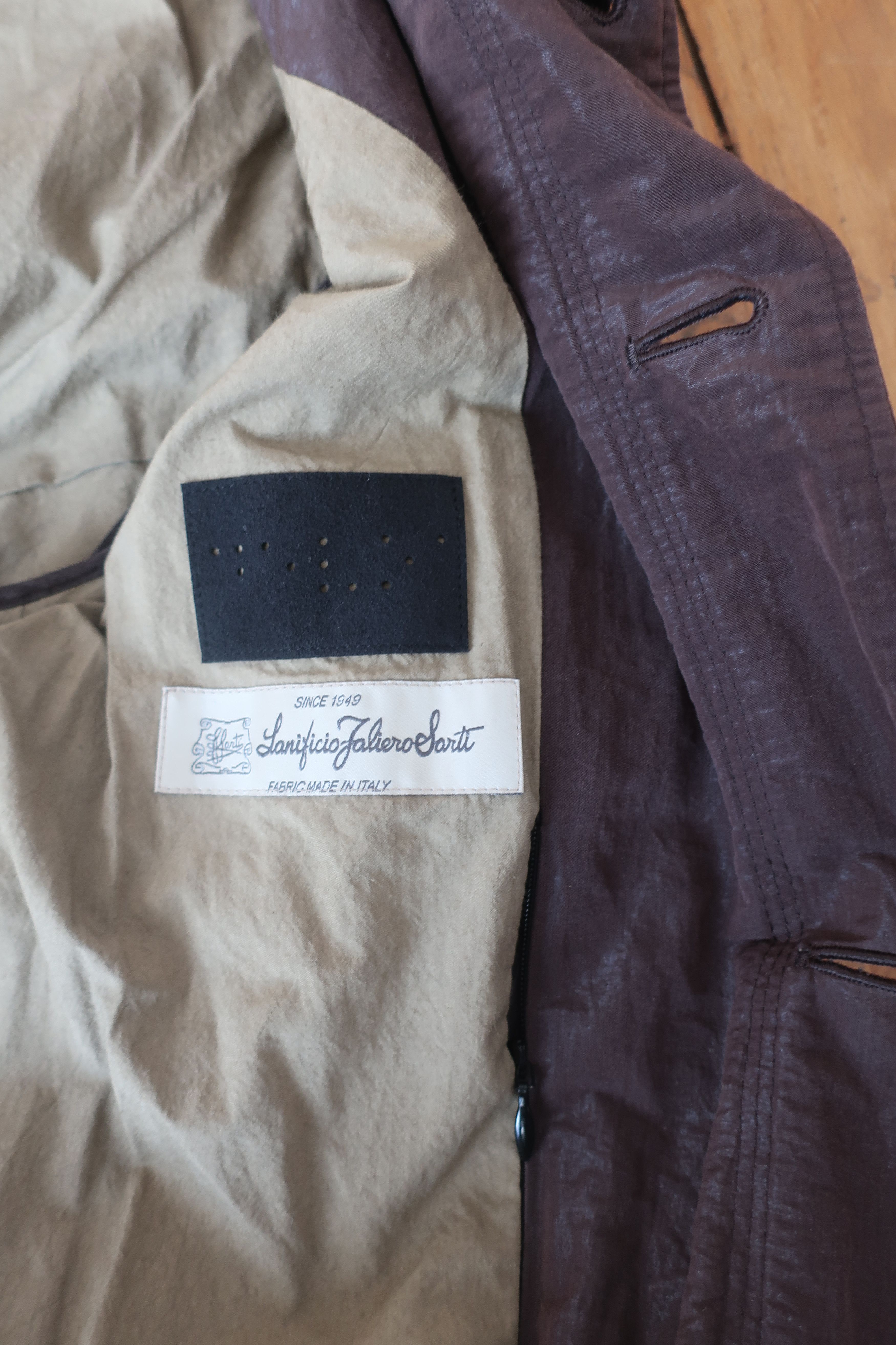 Devoa Devoa 21SS Coat lightweight highdensity Co/Pe Mud Gray Size US M / EU 48-50 / 2 - 9 Thumbnail