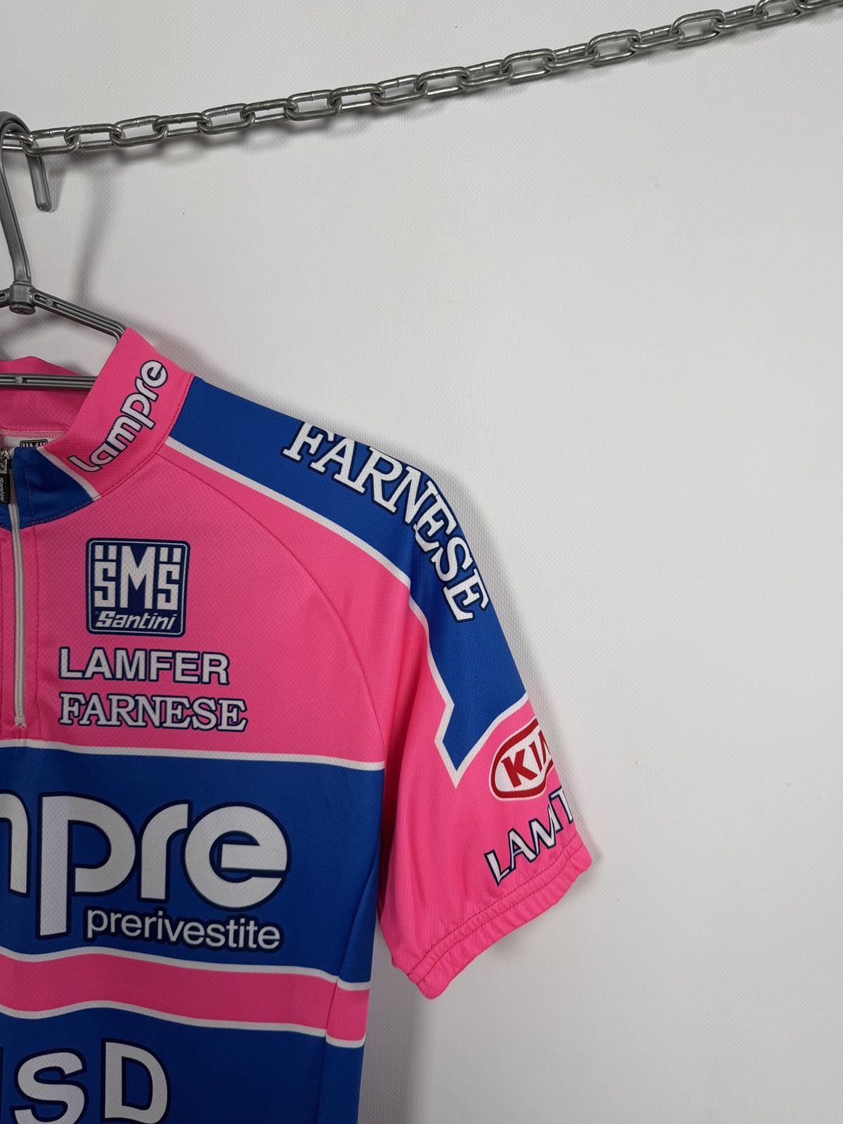 Rapha SMS Santini Cycling Jersey Lampre ISD Italy Bike Shirt Sz M Size US M / EU 48-50 / 2 - 2 Thumbnail