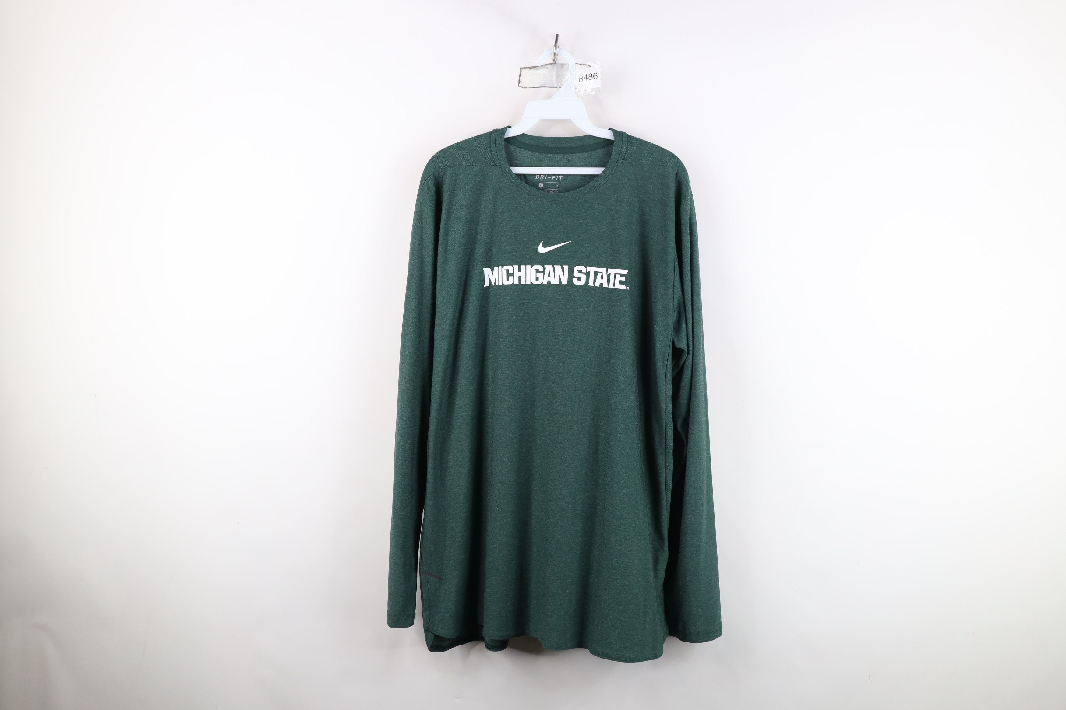 Nike Nike Center Swoosh Michigan State University T-Shirt Green Size US L / EU 52-54 / 3 - 1 Thumbnail